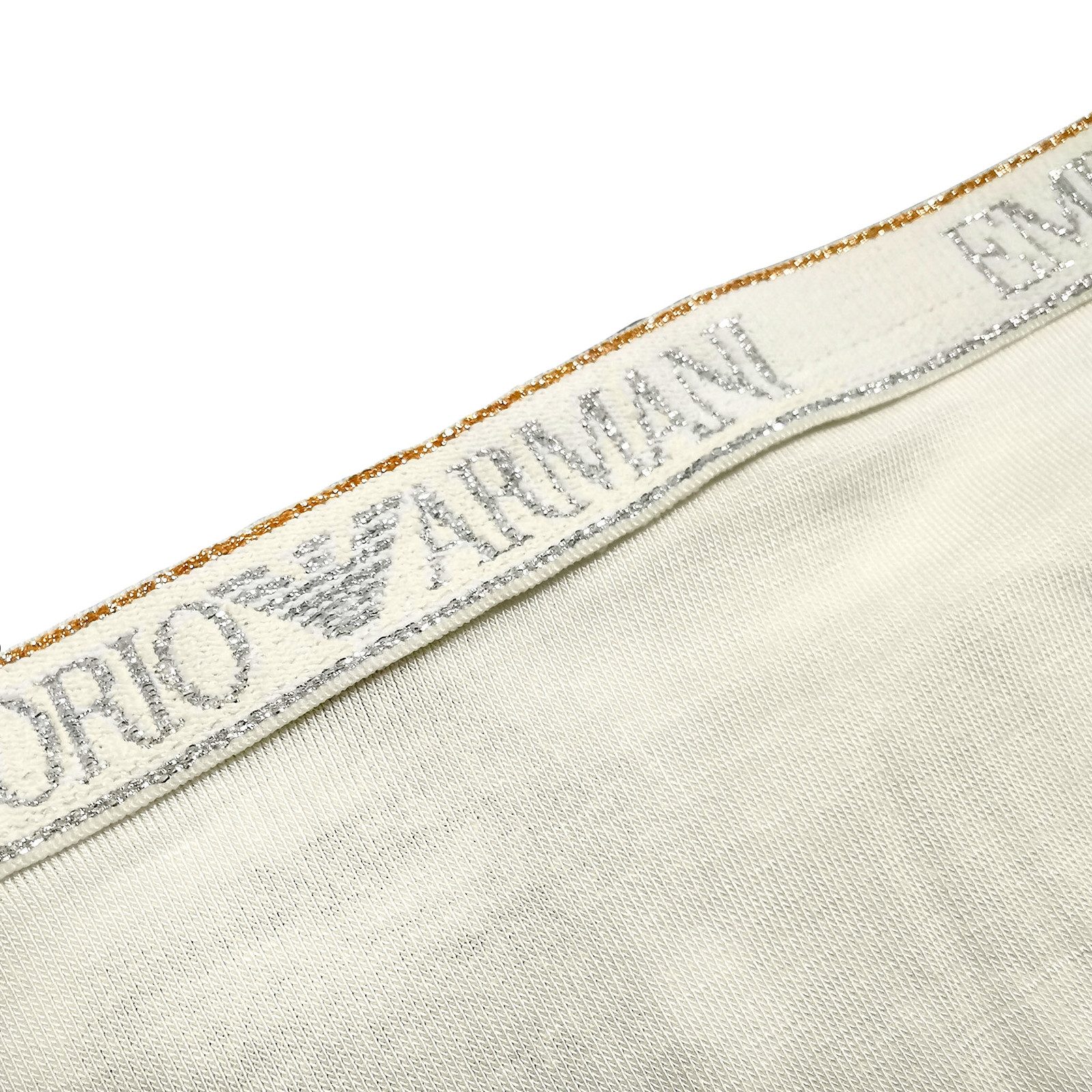 Emporio Armani Brasilslip 2er Pack Brazilian Slip (2-St) mit elastischem Logobund in metallischem Glanz