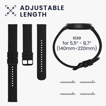 kwmobile Uhrenarmband 2x Sportarmband für 22mm Smartwatch Strap (Universal), Armband TPU Silikon Set Fitnesstracker