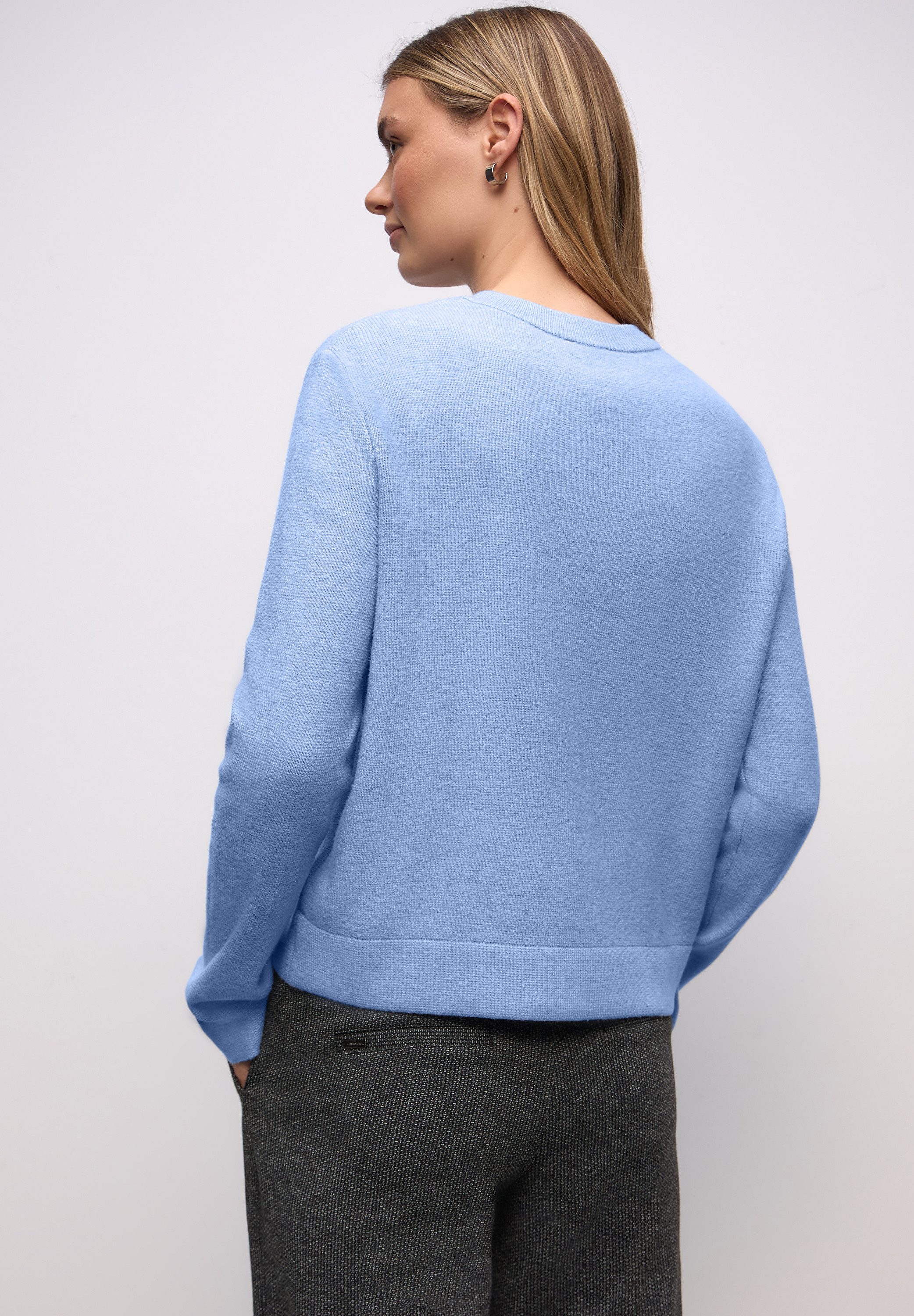 STREET ONE Strickpullover mit Rundhalsausschnitt günstig online kaufen