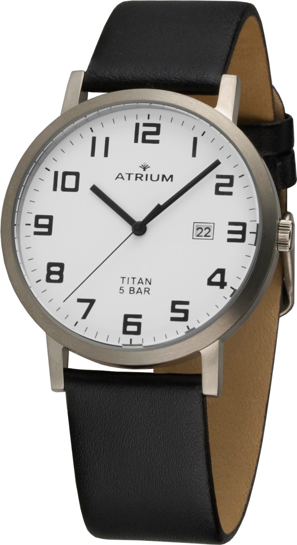 Atrium Quarzuhr A40-10, Armbanduhr, Herrenuhr, Lederarmband, analog günstig online kaufen
