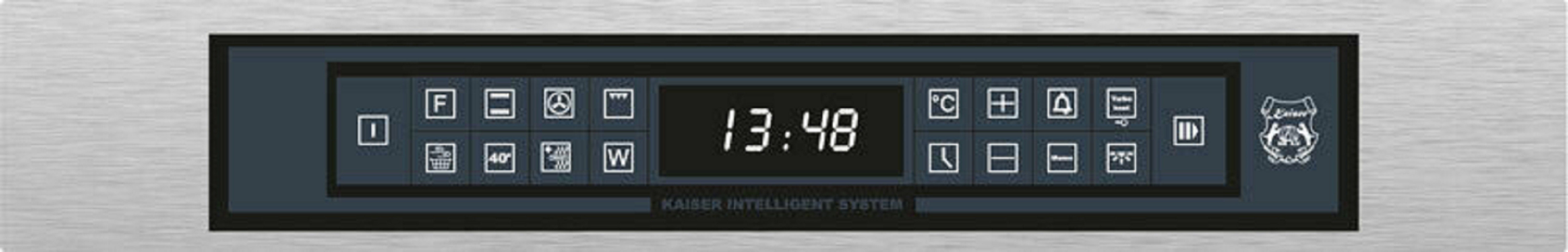 Kaiser Küchengeräte Elektro-Herd-Set EH 6385 + 6306 Glaskeramik KCT + Einbaubackofen,Edelstahl,79L Fkt. Kochfeld R 15 EM, 60cm