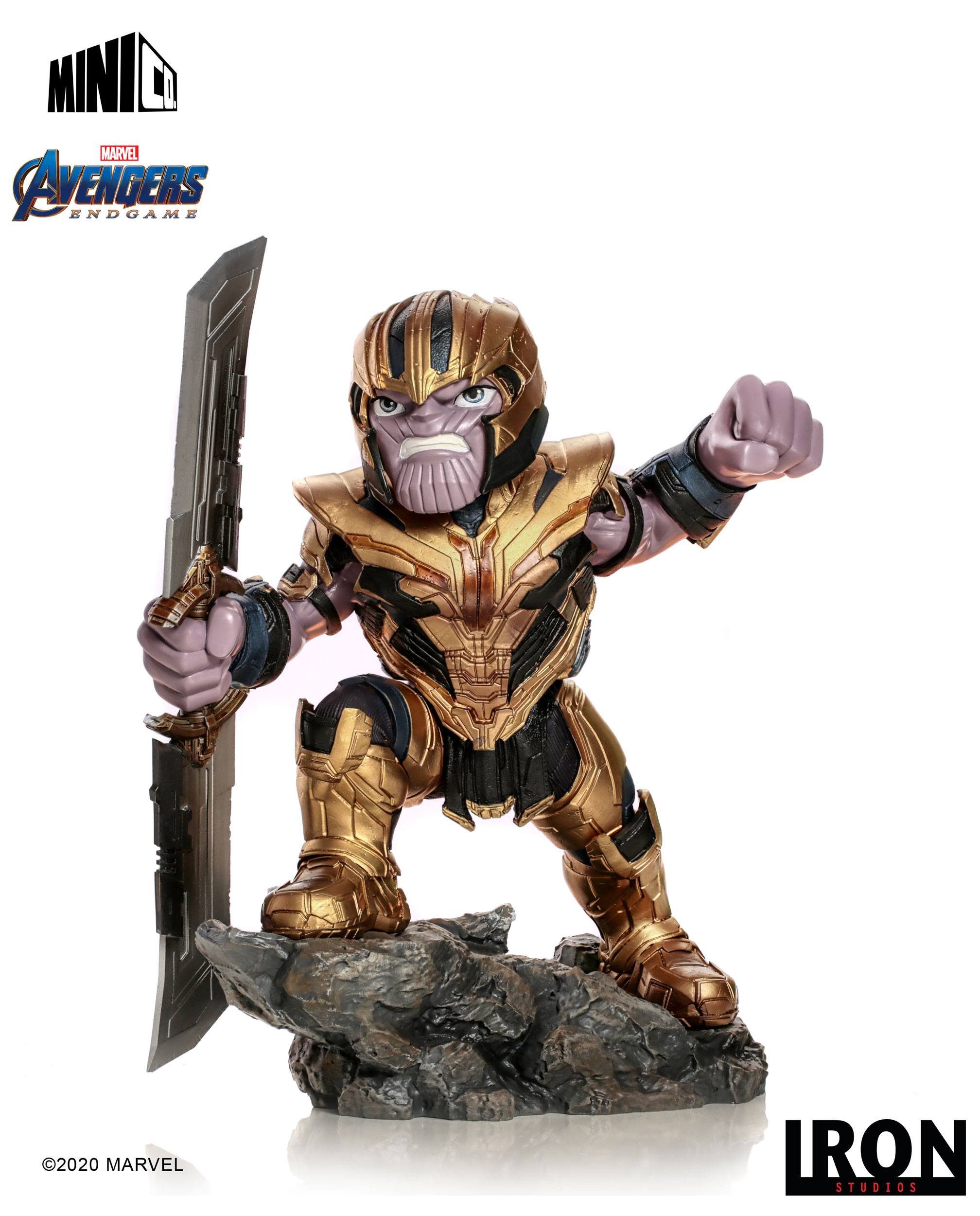 Iron Studios Dekofigur Avengers Endgame Mini Co. PVC Figur Thanos 20 cm (1 St), detailreiche Minifigur