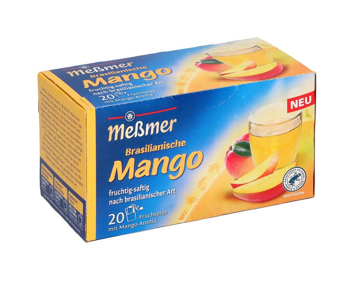 Meßmer Tee Brasilianische Mango, Früchtetee mit Mango-Aroma