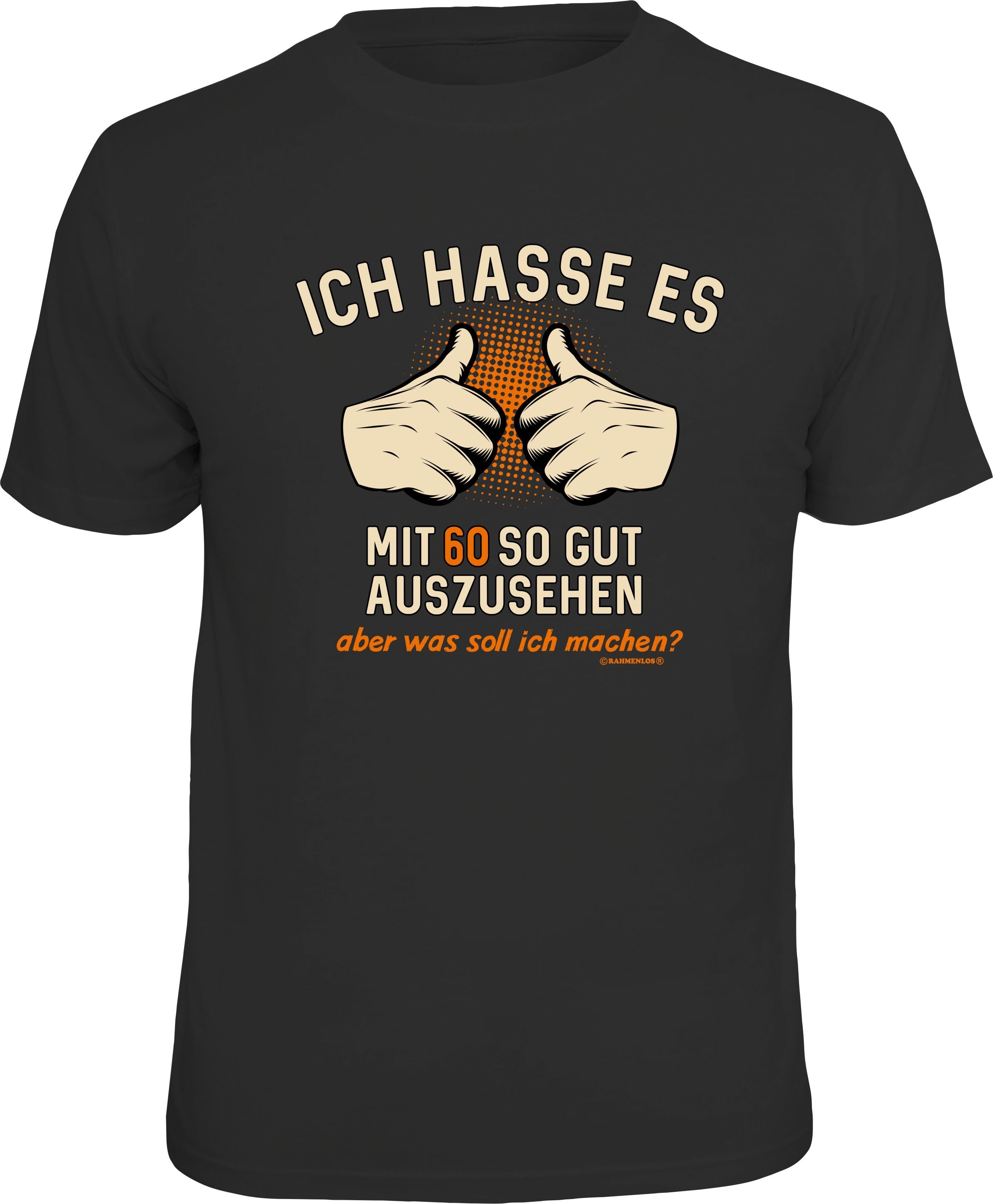 Rahmenlos TShirt zum 60. Geburtstag mit Aufdruck OTTO