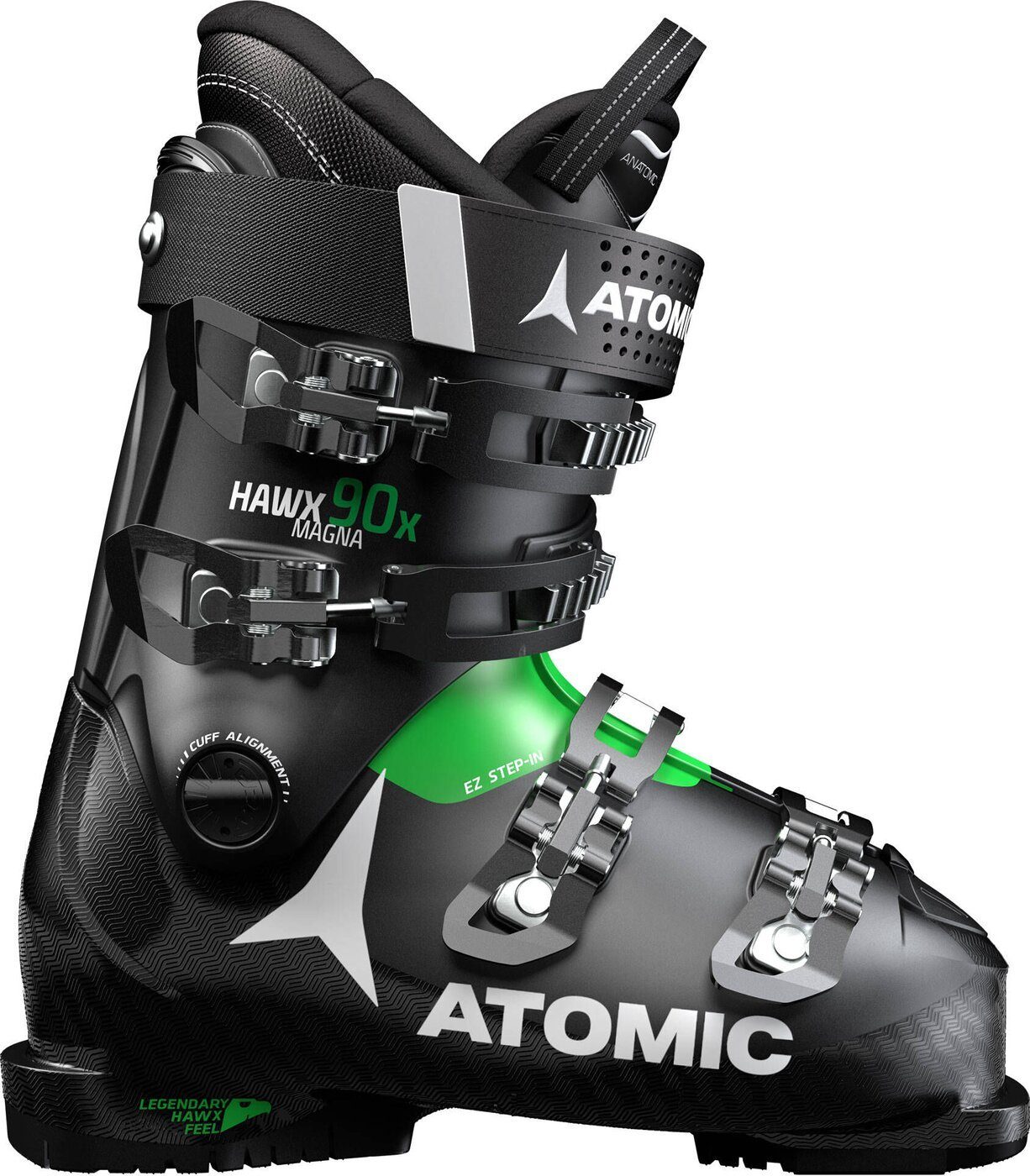 Atomic 90X MAGNA Skischuh Black/Green HAWX