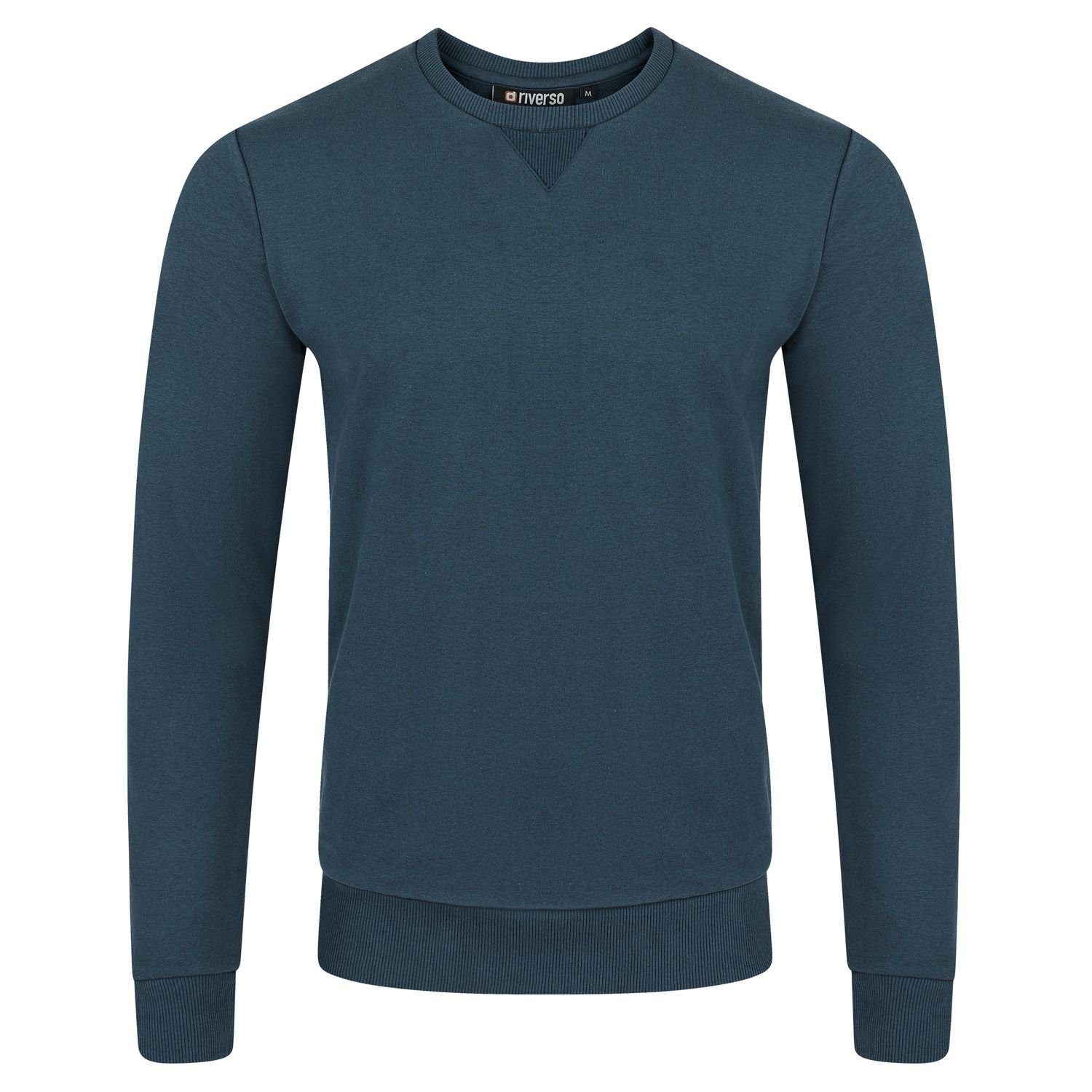 riverso Sweatshirt Herren Rundhals Pullover RIVPhillip Regular Fit Longslee günstig online kaufen