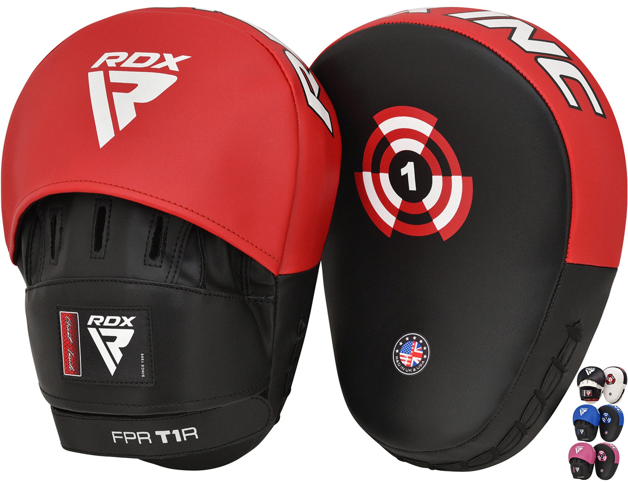 RDX Sports Pratze RDX Hand Pads Martial Arts Boxing Pads Punching Pads Kickboxing Pads