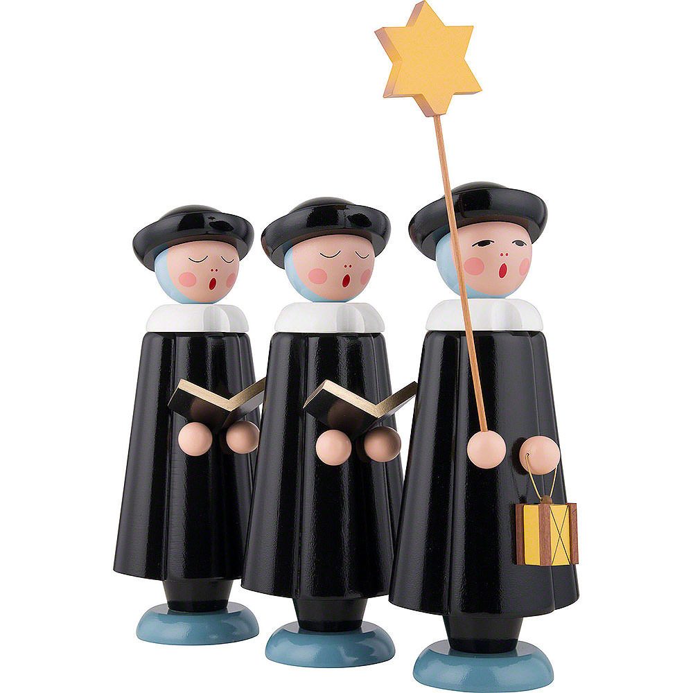 Zeidler Holzkunst Dekofigur Kurrende schwarz 30cm von Zeidler Holzkunst