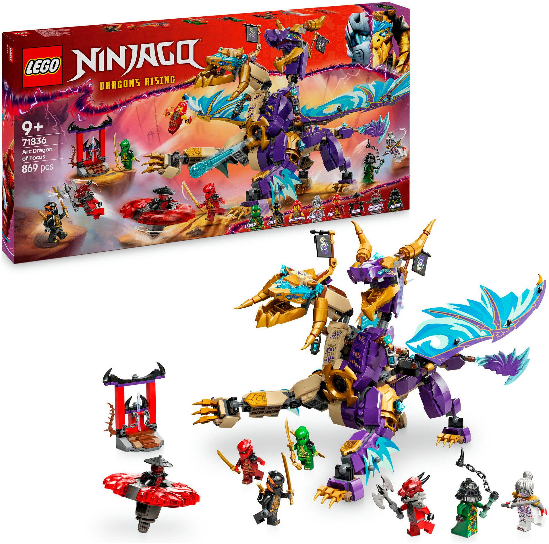 LEGO® Lichtbogendrache (71836), LEGO® Ninjago Konstruktionsspielsteine, (86 günstig online kaufen