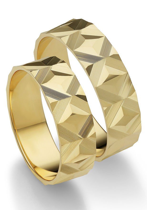 Firetti Trauring Schmuck Geschenk Gold 375 Hochzeit Ehering "LIEBE", Made in Germany