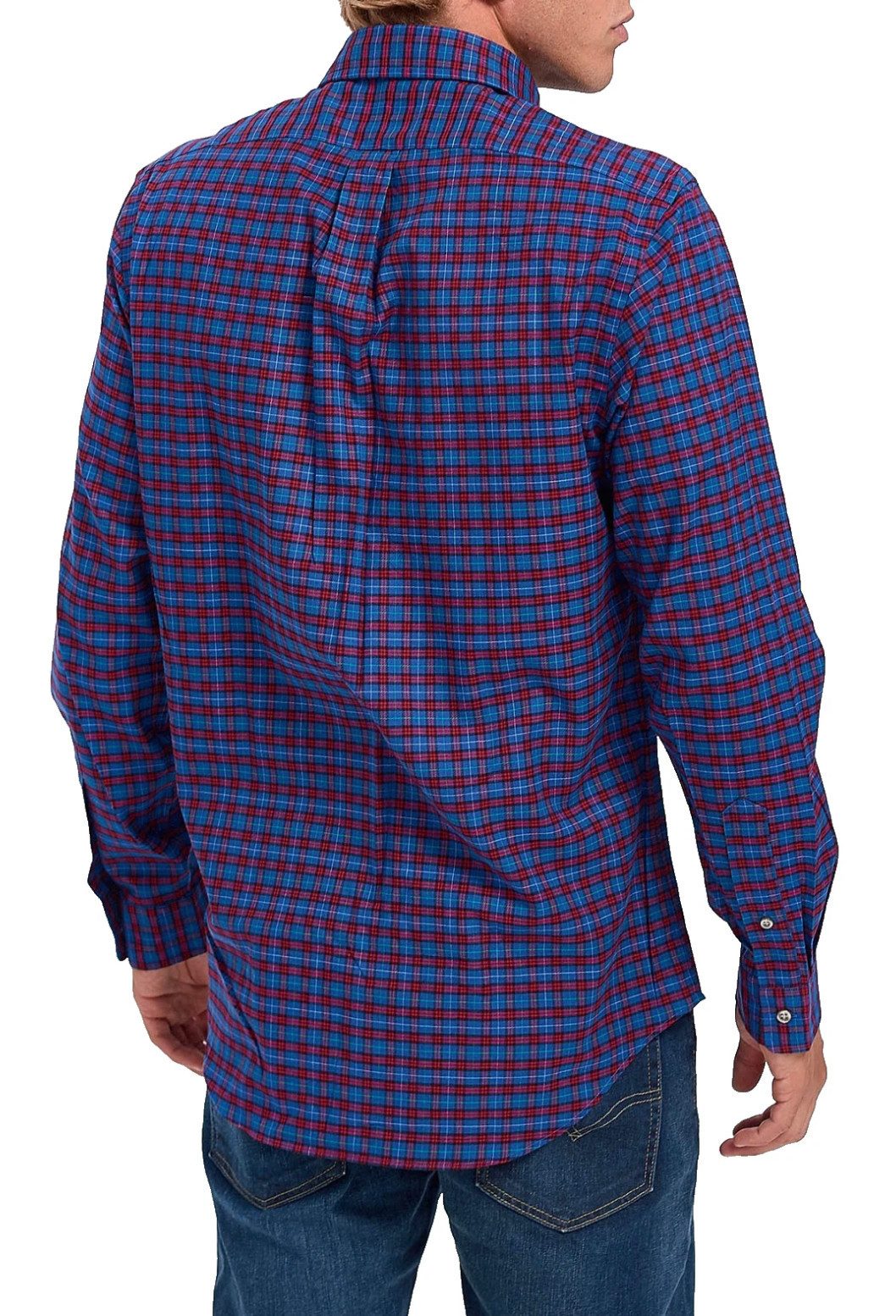 Polo Ralph Lauren Karohemd Herren Hemd Check Heritage Custom Slim Fit Button-down-Kragen für eine klare, strukturierte Optik