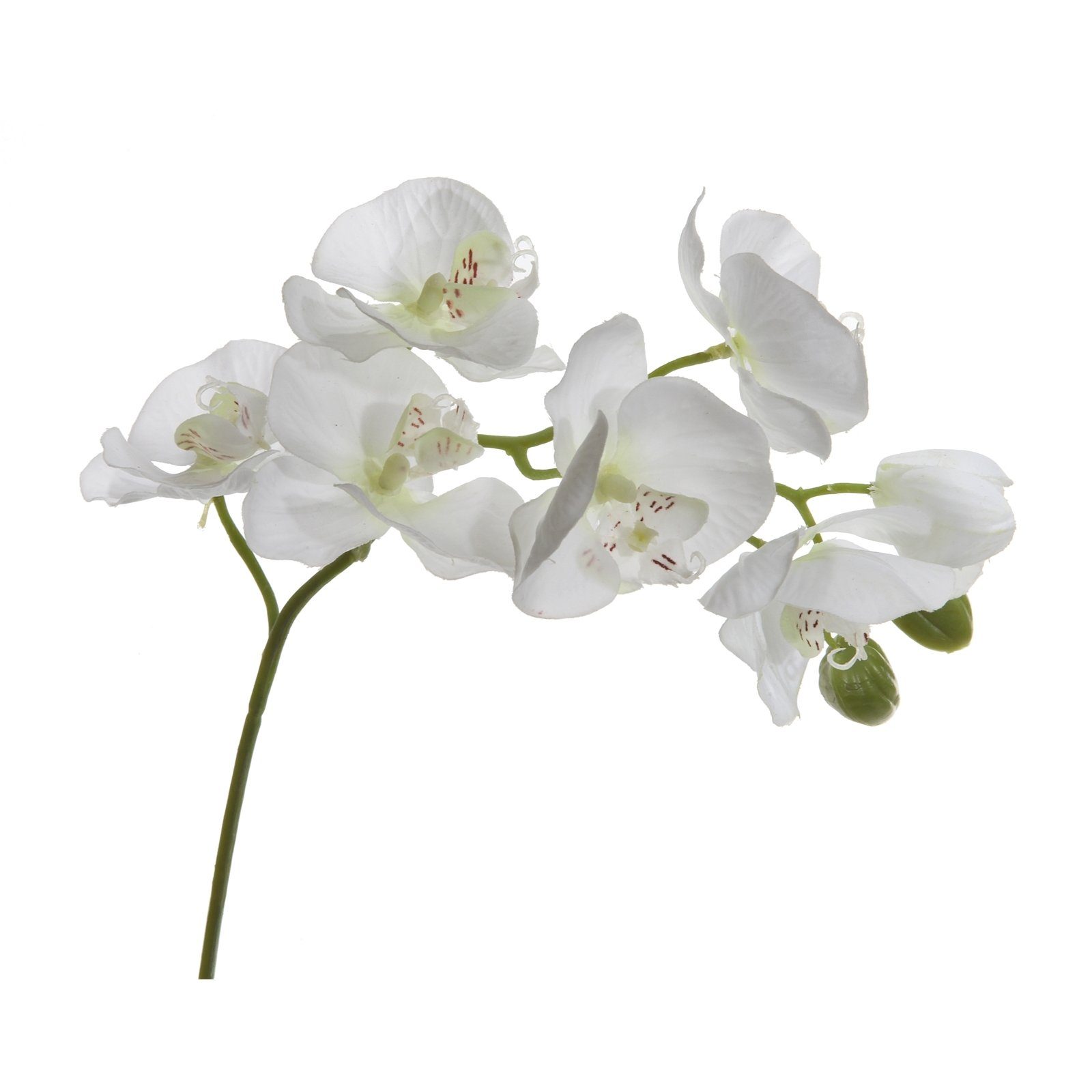Kunstblume »Orchideenzweig Kunst 9 Blüten« Orchidee, HTI-Living, Höhe 75 cm