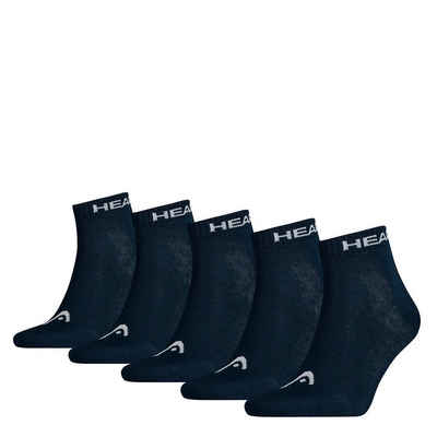 Head Sneakersocken »Unisex Quarter Socken, 5er Pack - Baumwollmix,«