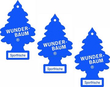 Wunder-Baum Hänge-Weihnachtsbaum Sportfrische 3er Duftbäumchen Wunderbaum 3 Set Lufterfrischer