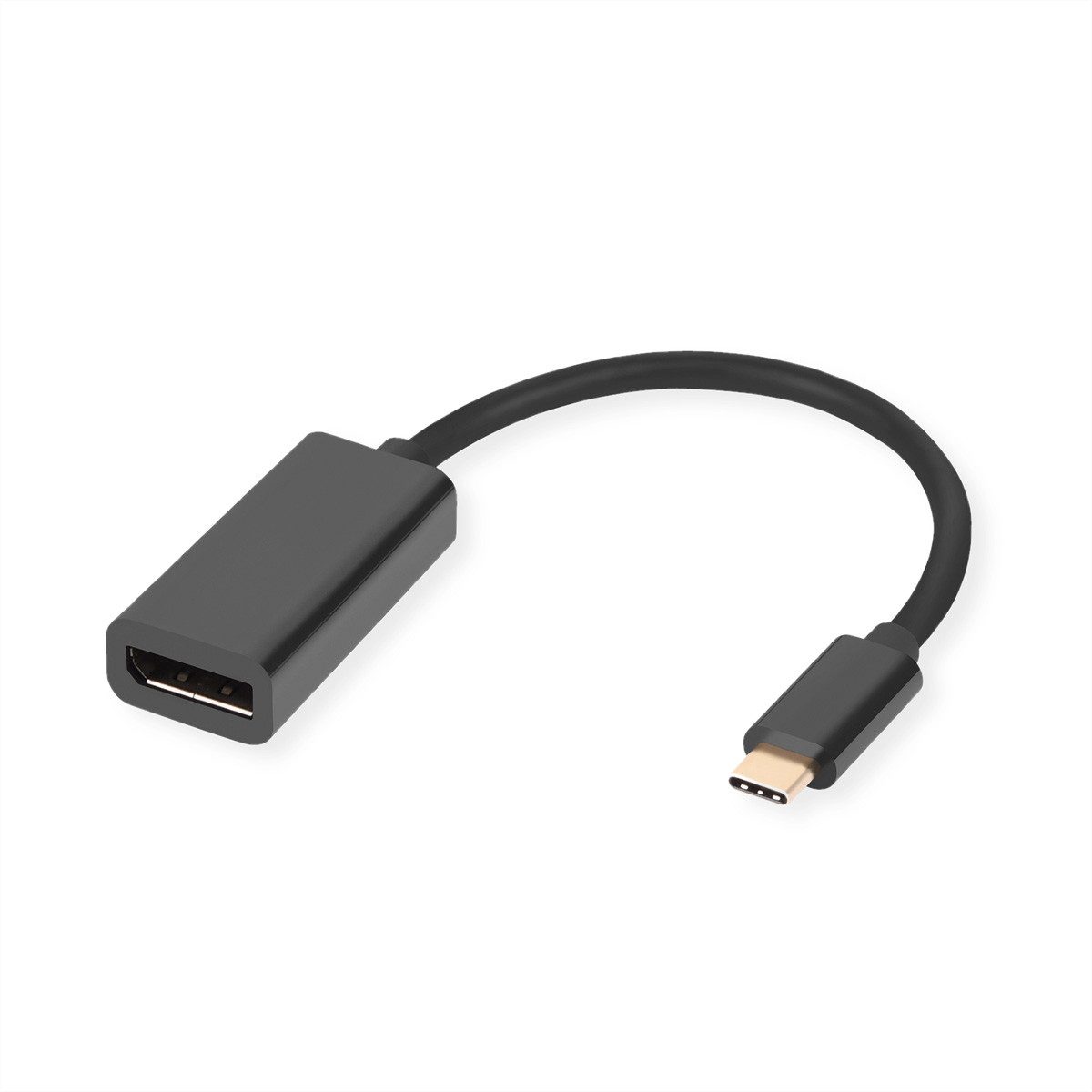 SECOMP STANDARD Display Adapter USB Typ C - DisplayPort v1.2 Audio- & Video-Adapter USB Typ C (USB-C) Männlich (Stecker) zu DisplayPort Weiblich (Buchse), 20.0 cm
