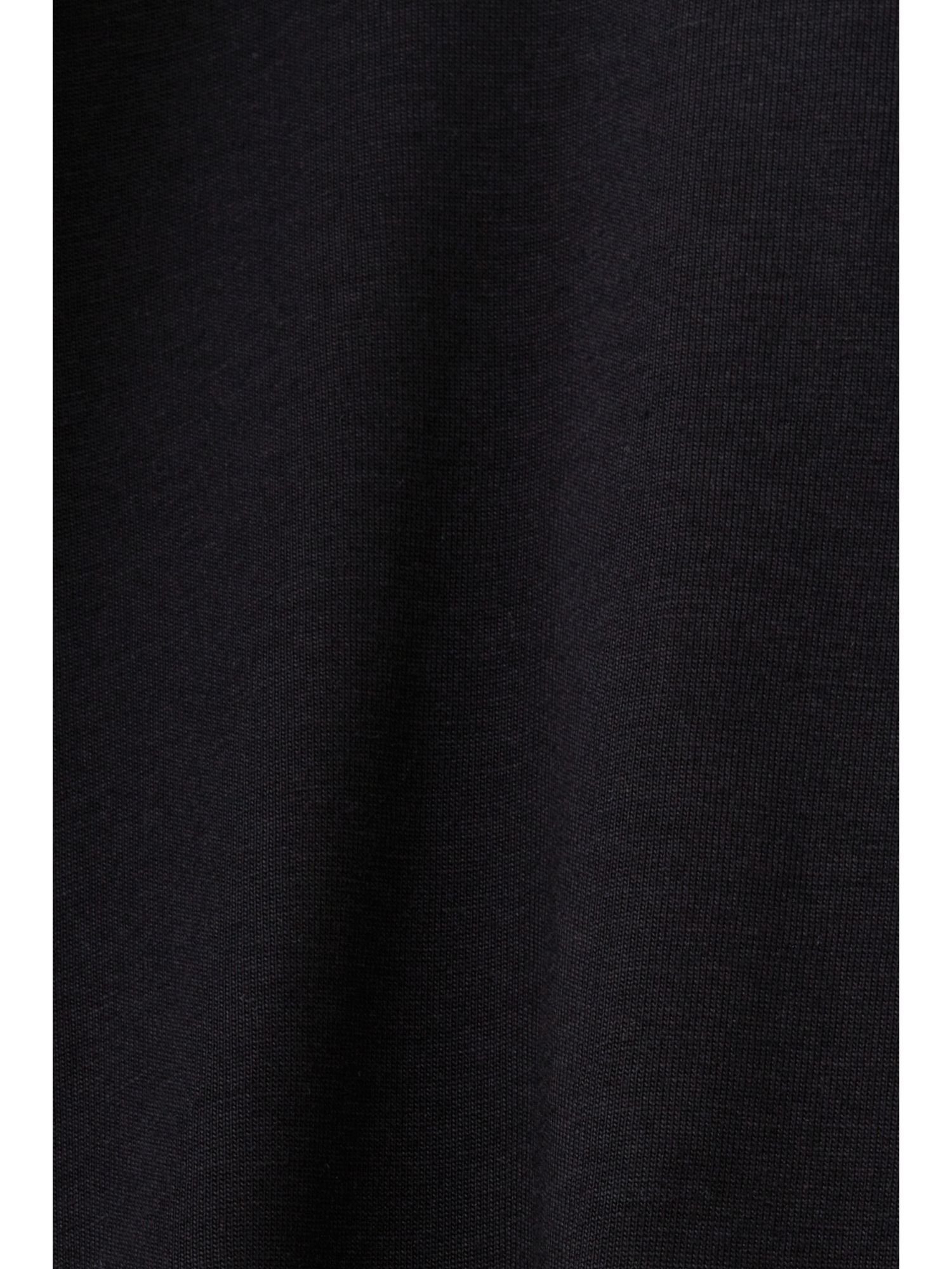 Pima-Baumwolljersey aus BLACK Esprit (1-tlg) Rundhals-T-Shirt T-Shirt