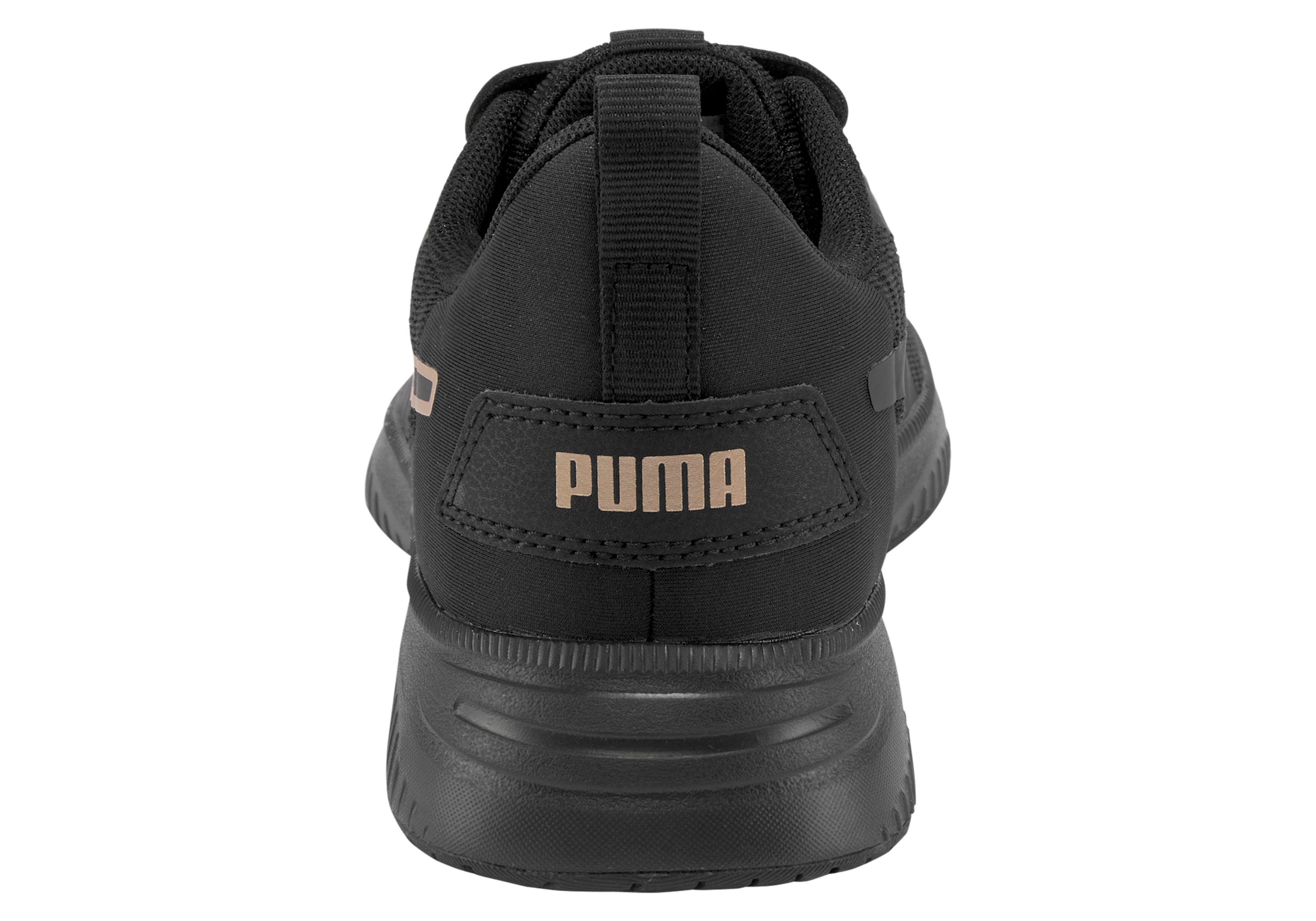 WN'S Black-Puma Gold Team Laufschuh Puma FLYER PUMA FLEX