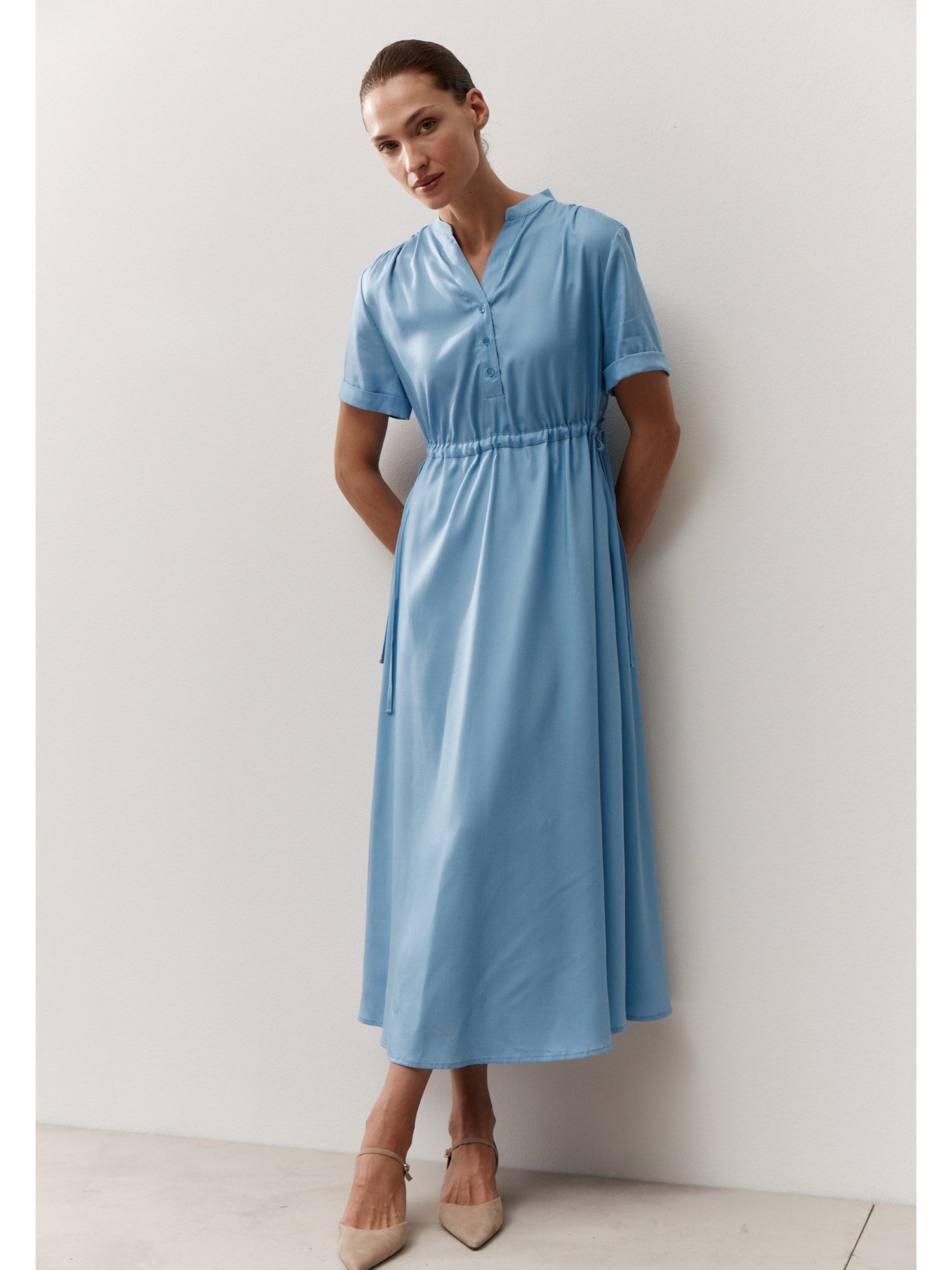 MORE&MORE A-Linien-Kleid feminines, legeres Midikleid günstig online kaufen