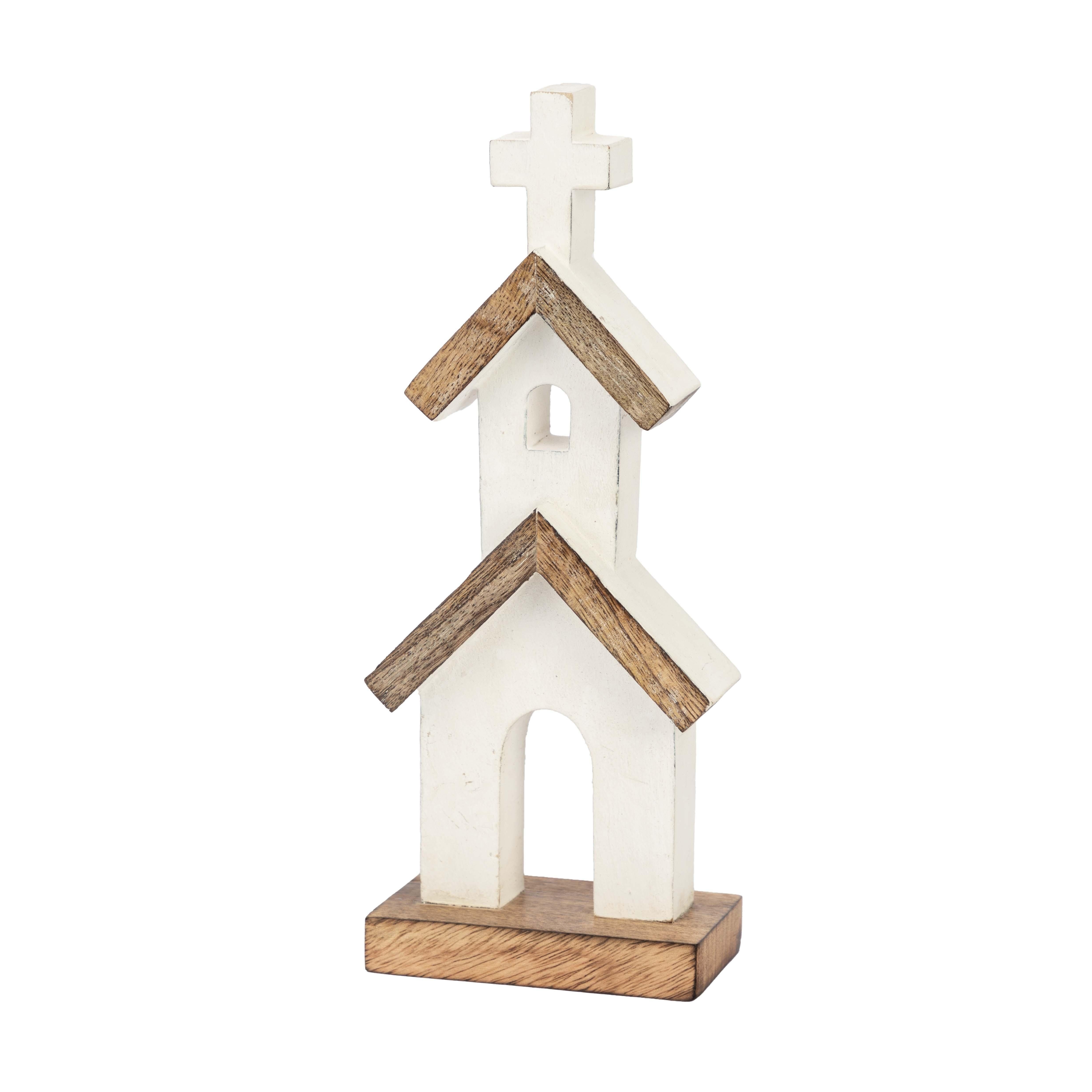 El Puente Dekofigur Deko-Figur "Kirche", Handmade, Handmade