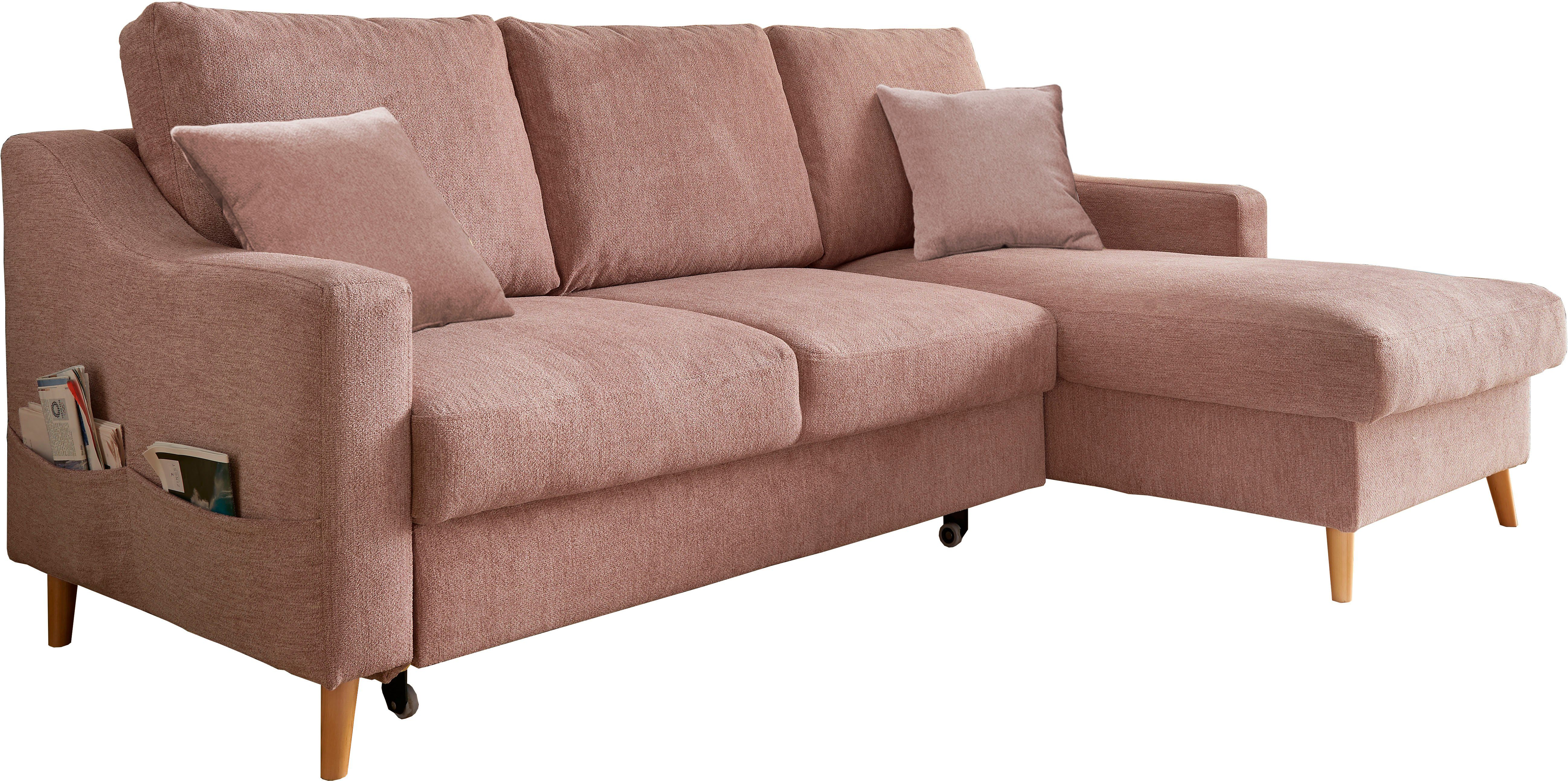INOSIGN Ecksofa Valentina L-Form, 2 Zierkissen, günstig online kaufen