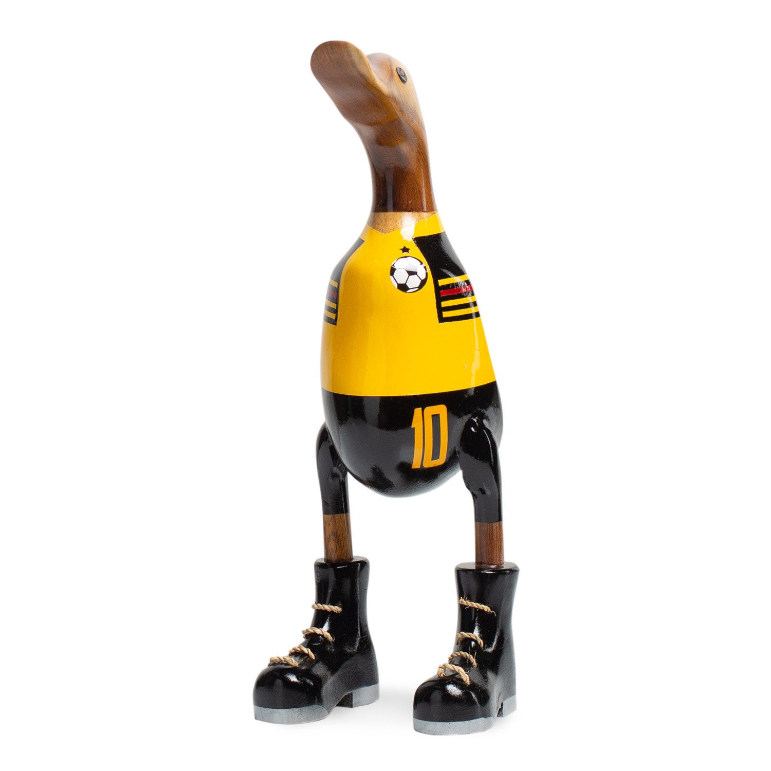 Rikmani Dekofigur Holzfigur Ente Stiefel - günstig online kaufen