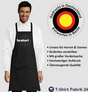 Youth Designz Grillschürze Bratort Schürze Kochschürze für Männer mit lustigem Spruch, Logo Print