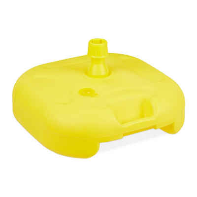 relaxdays Kunststoffschirmständer »Sonnenschirmständer gelb«