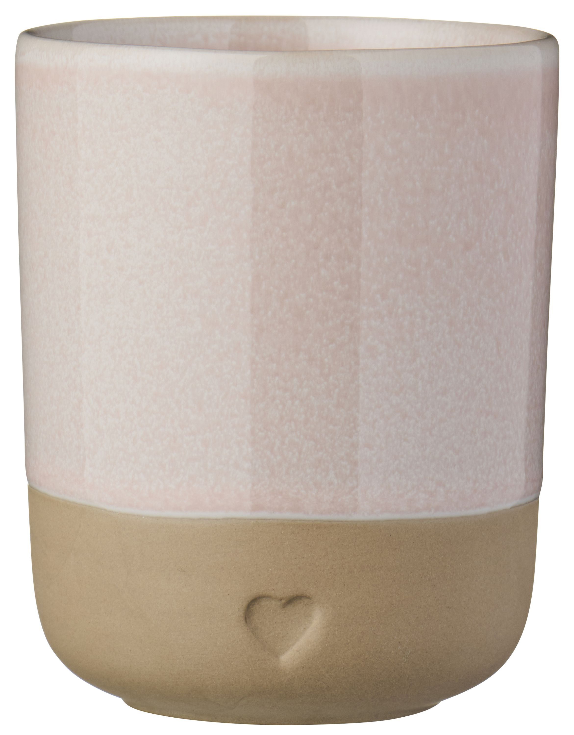 Ib Laursen Becher Farbauswahl - Ib Laursen Becher Tasse Steingut mit Herz 190ml 2467, Steingut