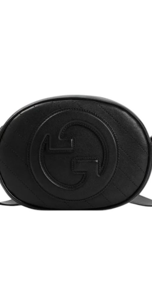 Handtasche Gucci Blondie Mini Schultertasche Schwarz