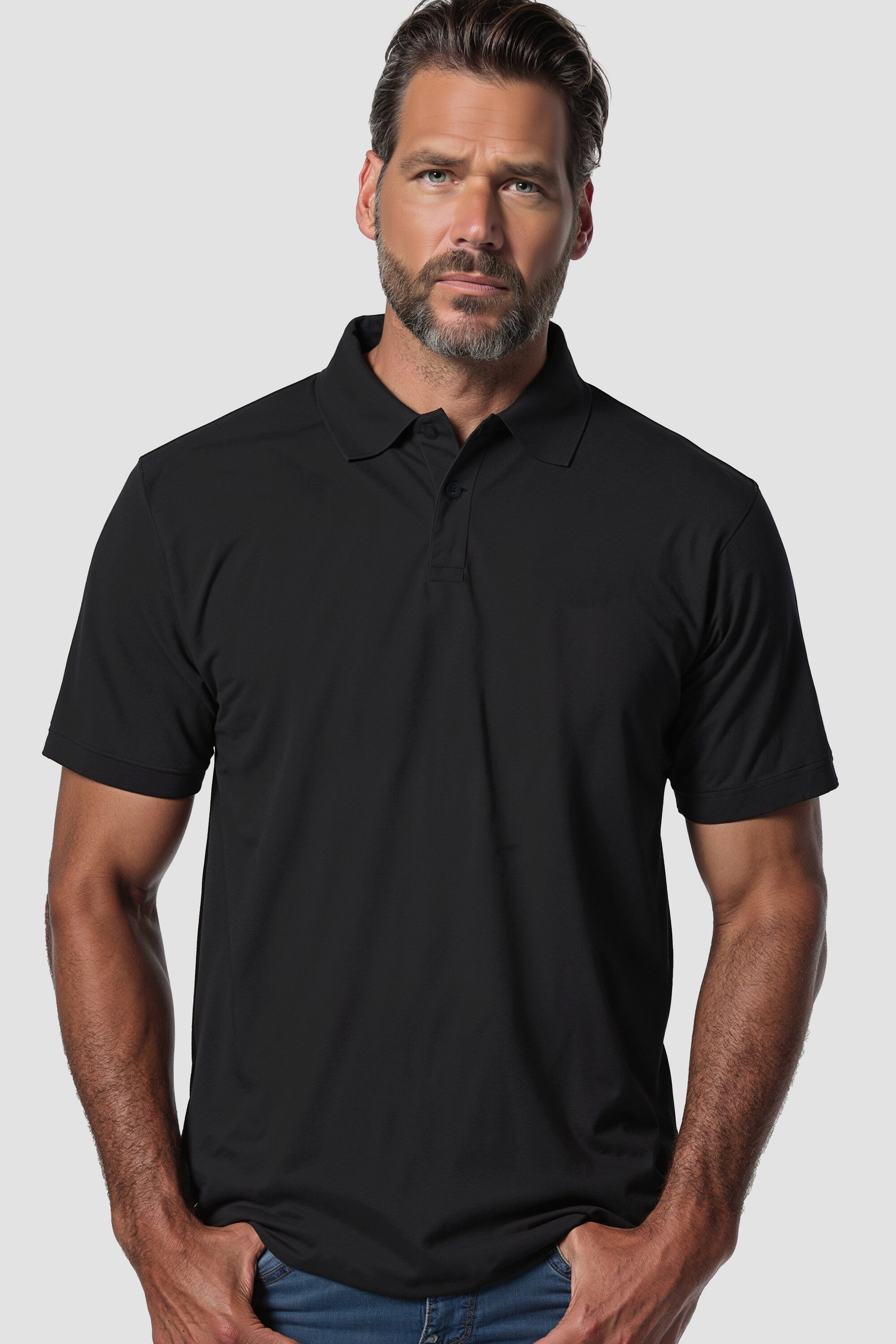 JP1880 Poloshirt bis 8XL Poloshirt Oberteil Knopfleiste Hemdkragen günstig online kaufen