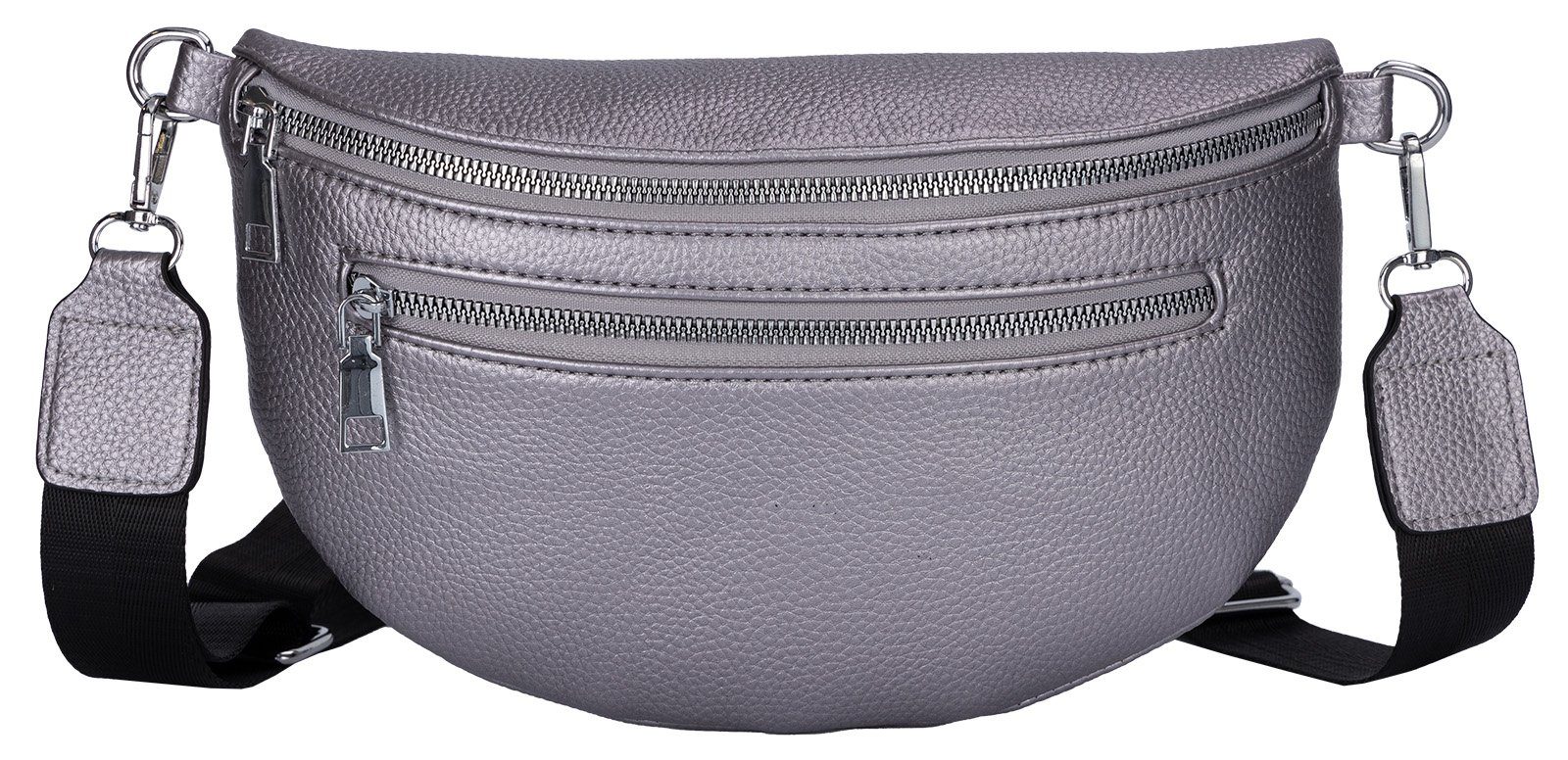 Gürteltasche Bauchtasche Umhängetasche Crossbody-Bag Kunstleder Italy-Design