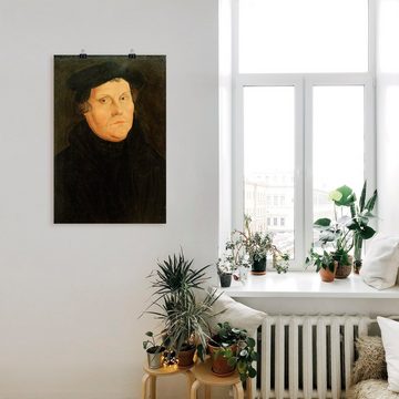 Artland Wandbild Martin Luther, Historische Persönlichkeiten (1 St), als Leinwandbild, Poster in verschied. Größen