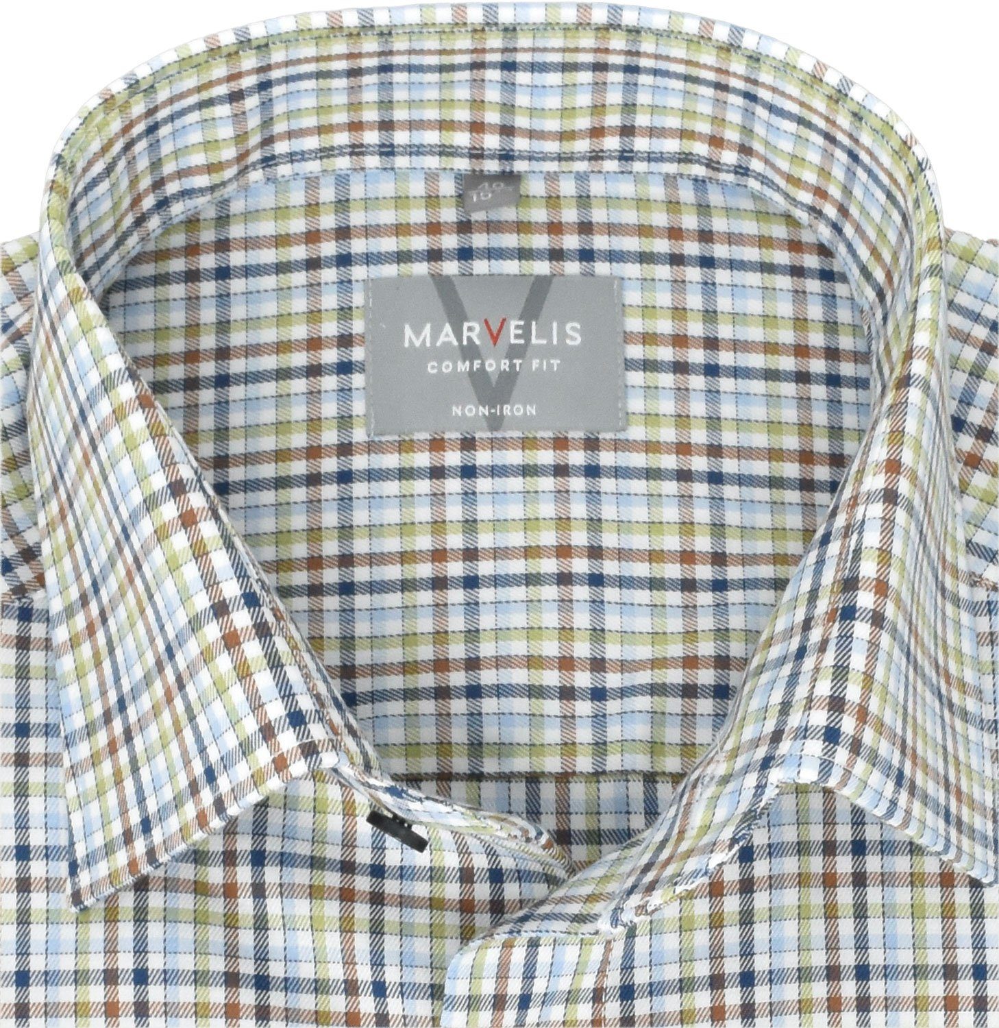 MARVELIS Businesshemd COMFORT FIT - Businesshemd bequeme Schnittführung günstig online kaufen