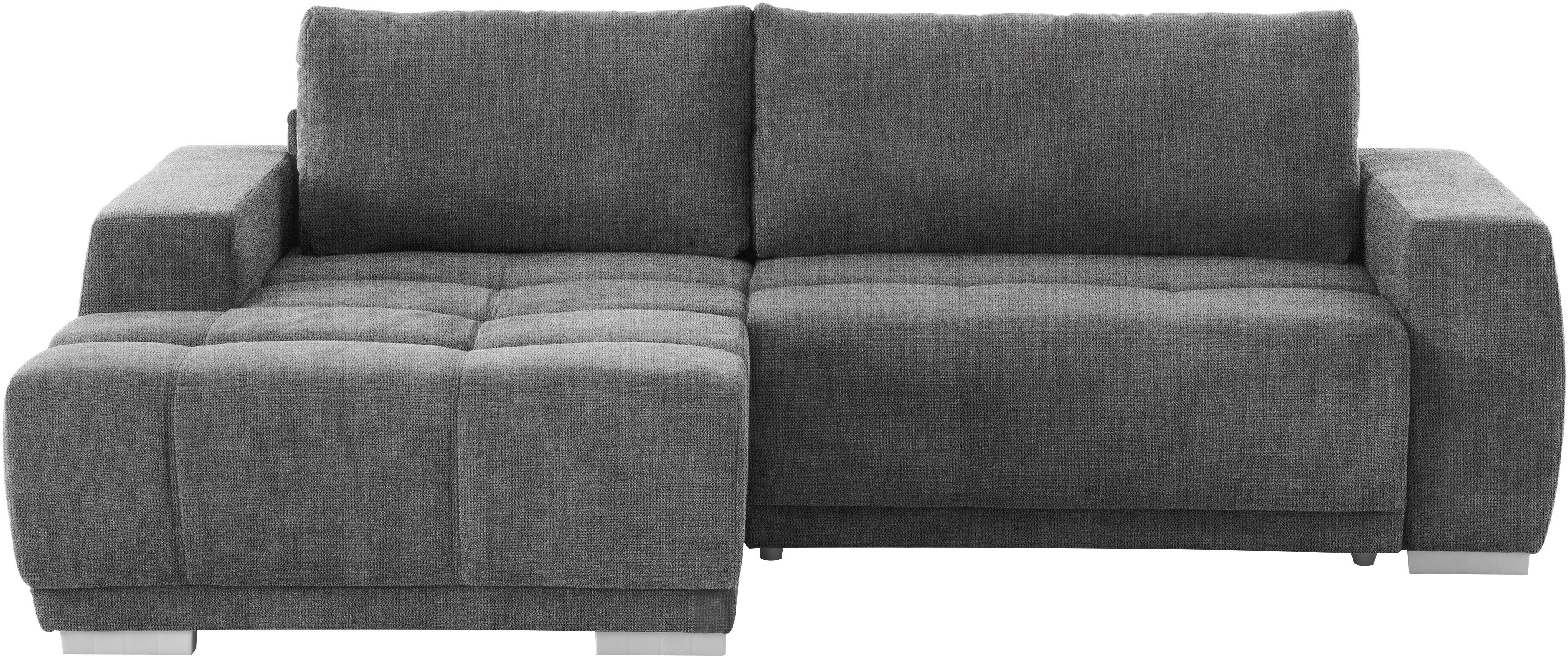 Home affaire Ecksofa Bolero L-Form, wahlweise mit Bettfunktion & Bettkasten