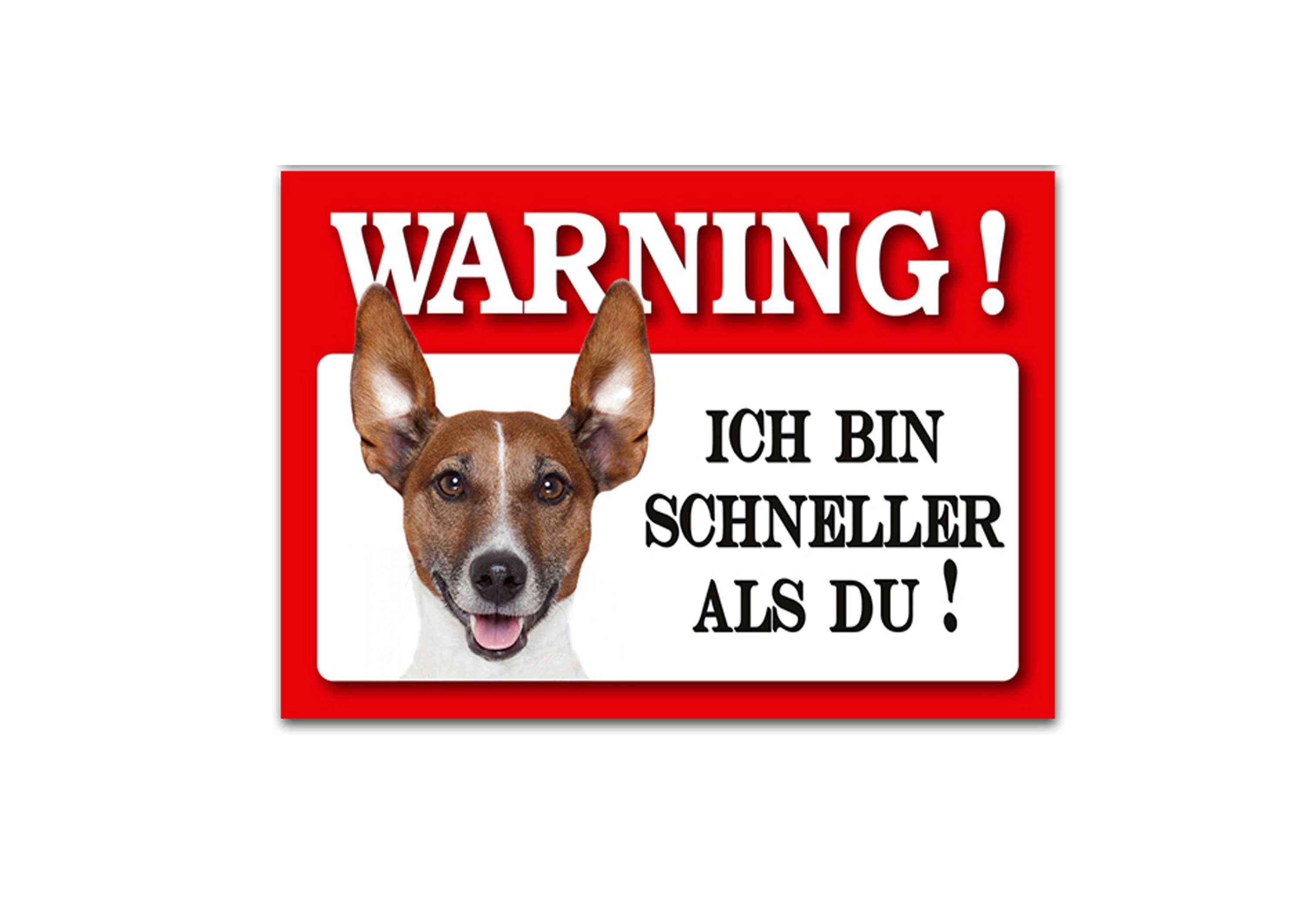 Blechschild Wachhund »Jack Russell Terrier« Blechschild Wachhund »Jack Russell Terrier«