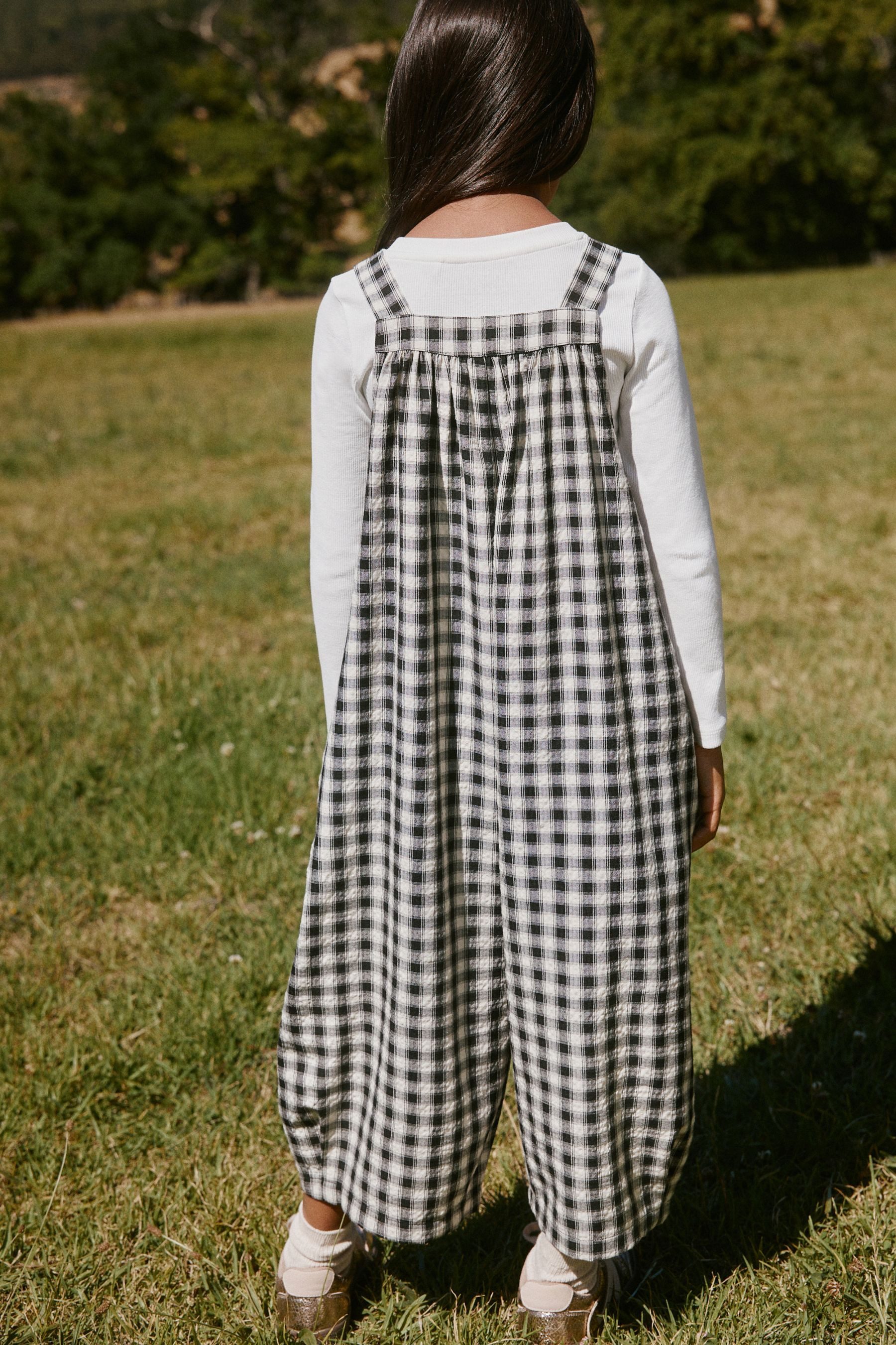 Next Playsuit Jumpsuit mit Barrel-Bein (1-tlg)