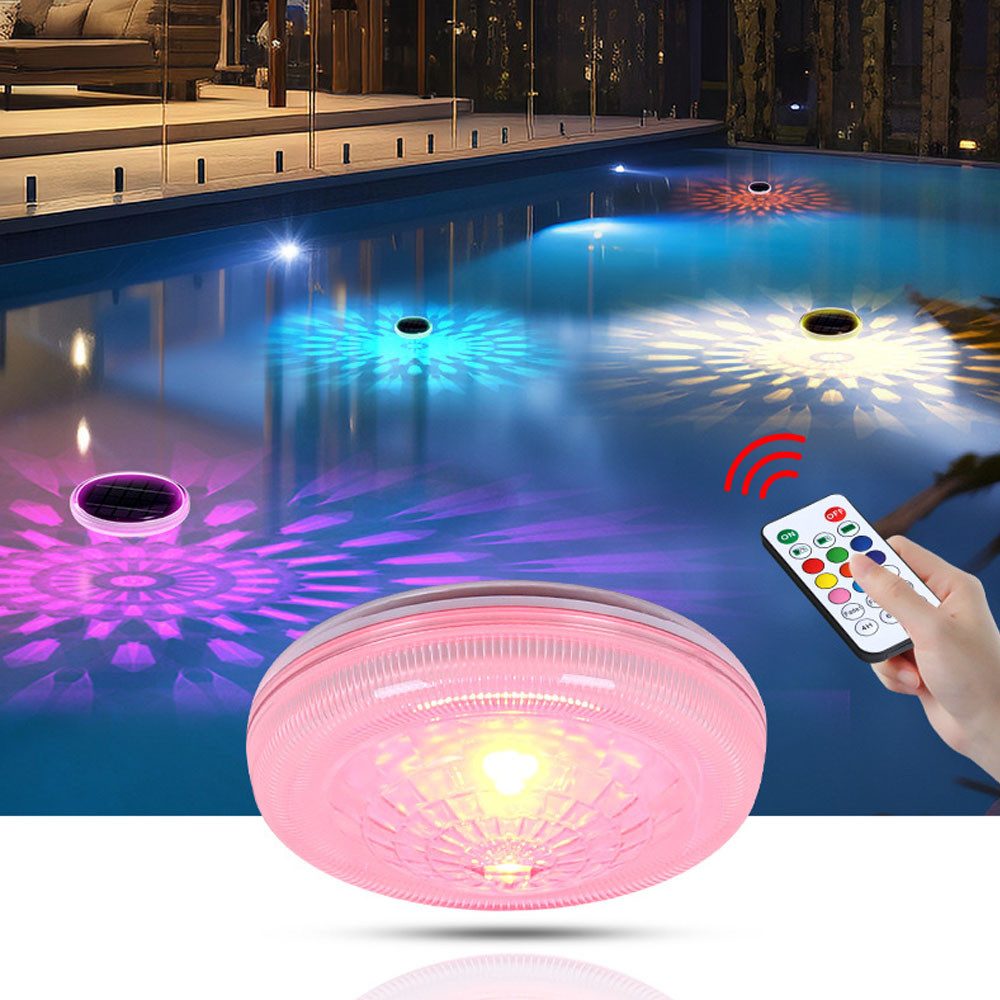 JOYOLEDER Pool-Lampe schwimmendes Pool Licht, Solar günstig online kaufen