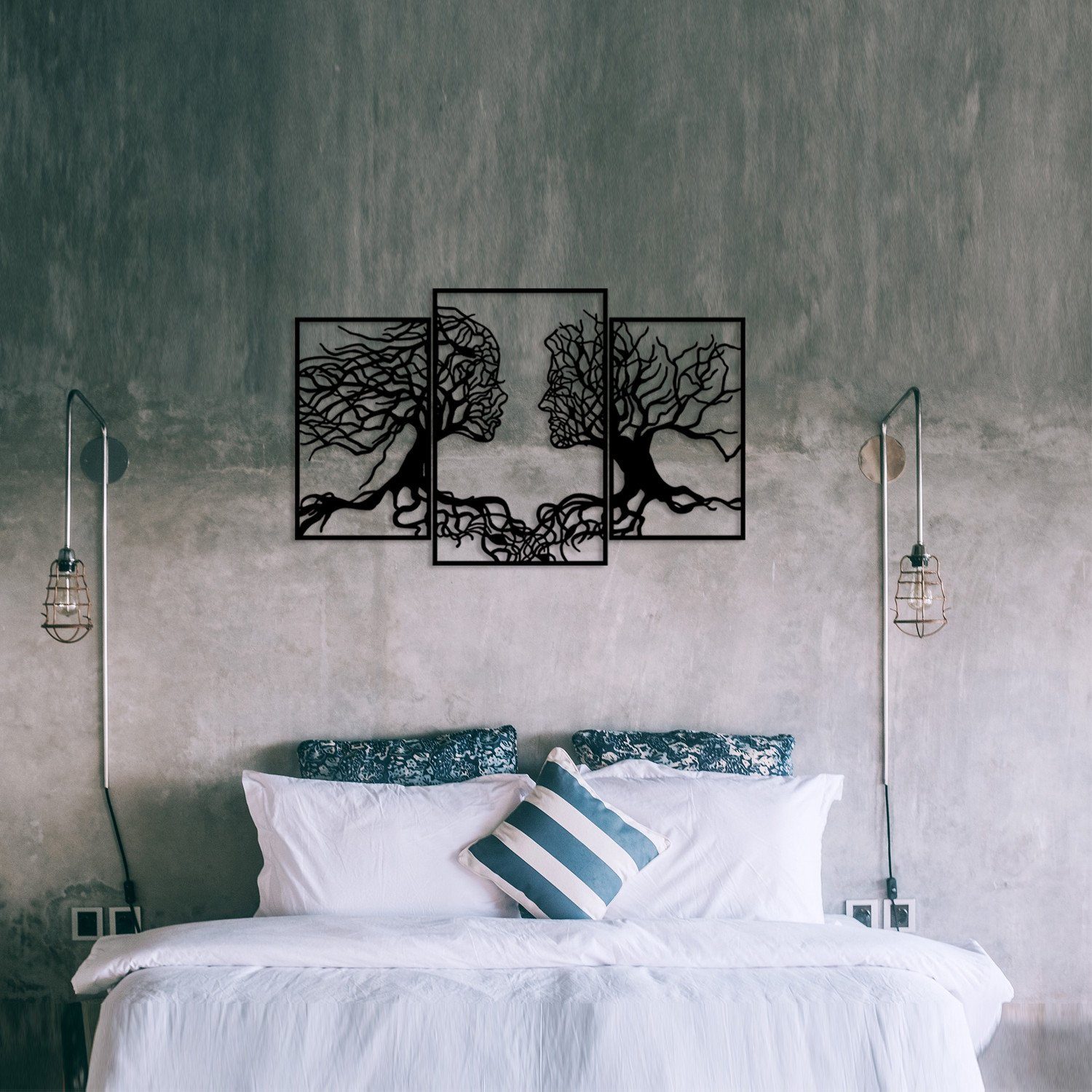 Wallity Wanddekoobjekt 100% METAL (Thickness: 1,2mm), 116 x 71 cm Z1114