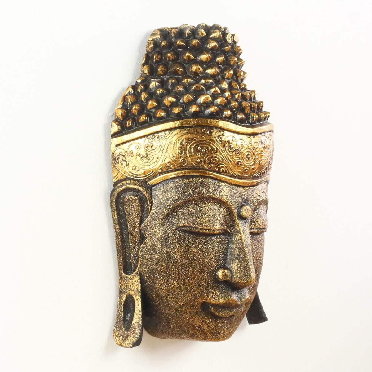 Oriental Galerie Dekofigur Buddha Wandmaske Deko Maske 30 cm (1 St), Kopf D günstig online kaufen