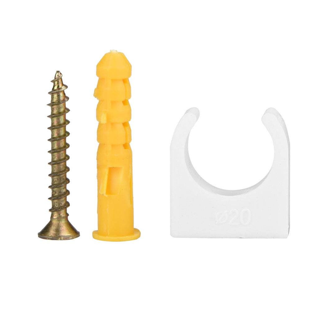 GARRYFIZH Wasserrohr 20 Stück U-förmige Rohrschellen, Befestigungsklemmen für Wasserrohre, Verschleißfest und langlebig