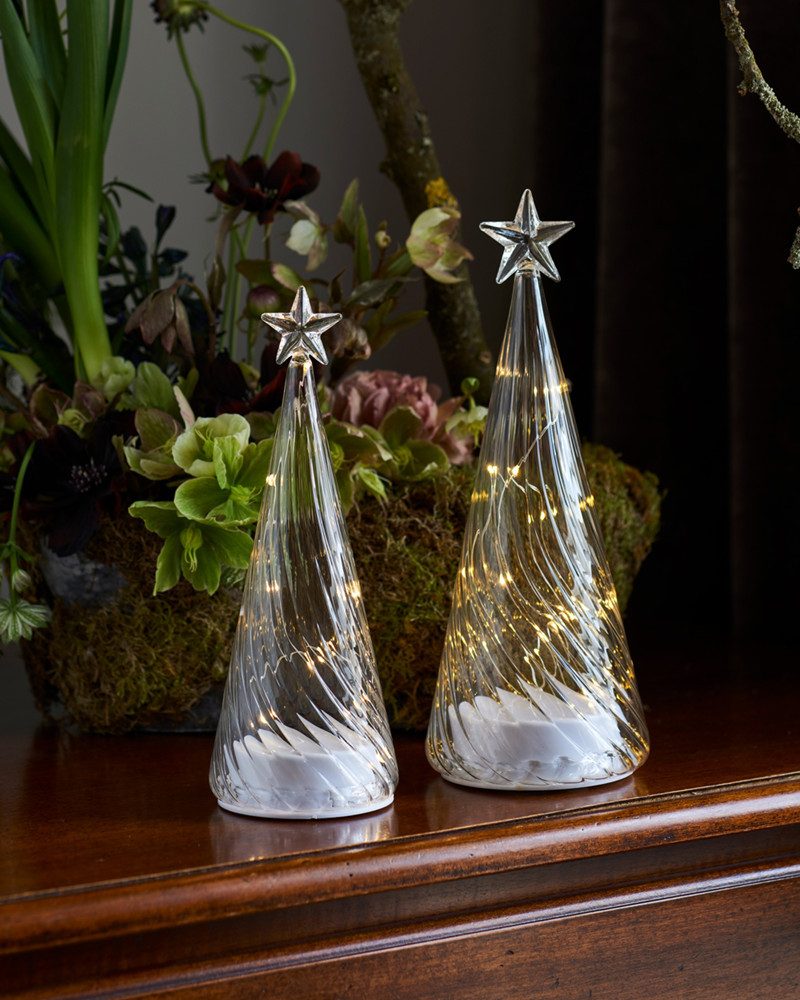 Sirius Home A/S LED-Dekofigur Leuchtbaum Wave Tree Glas klar, LED-Weihnacht günstig online kaufen