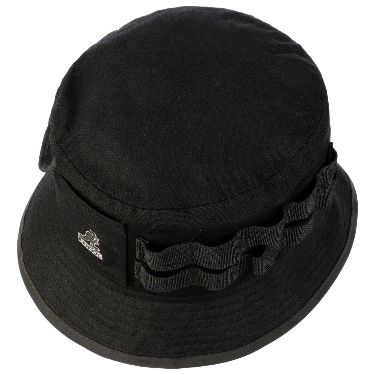 Kangol Fischerhut (1-St) Stoffhut schwarz