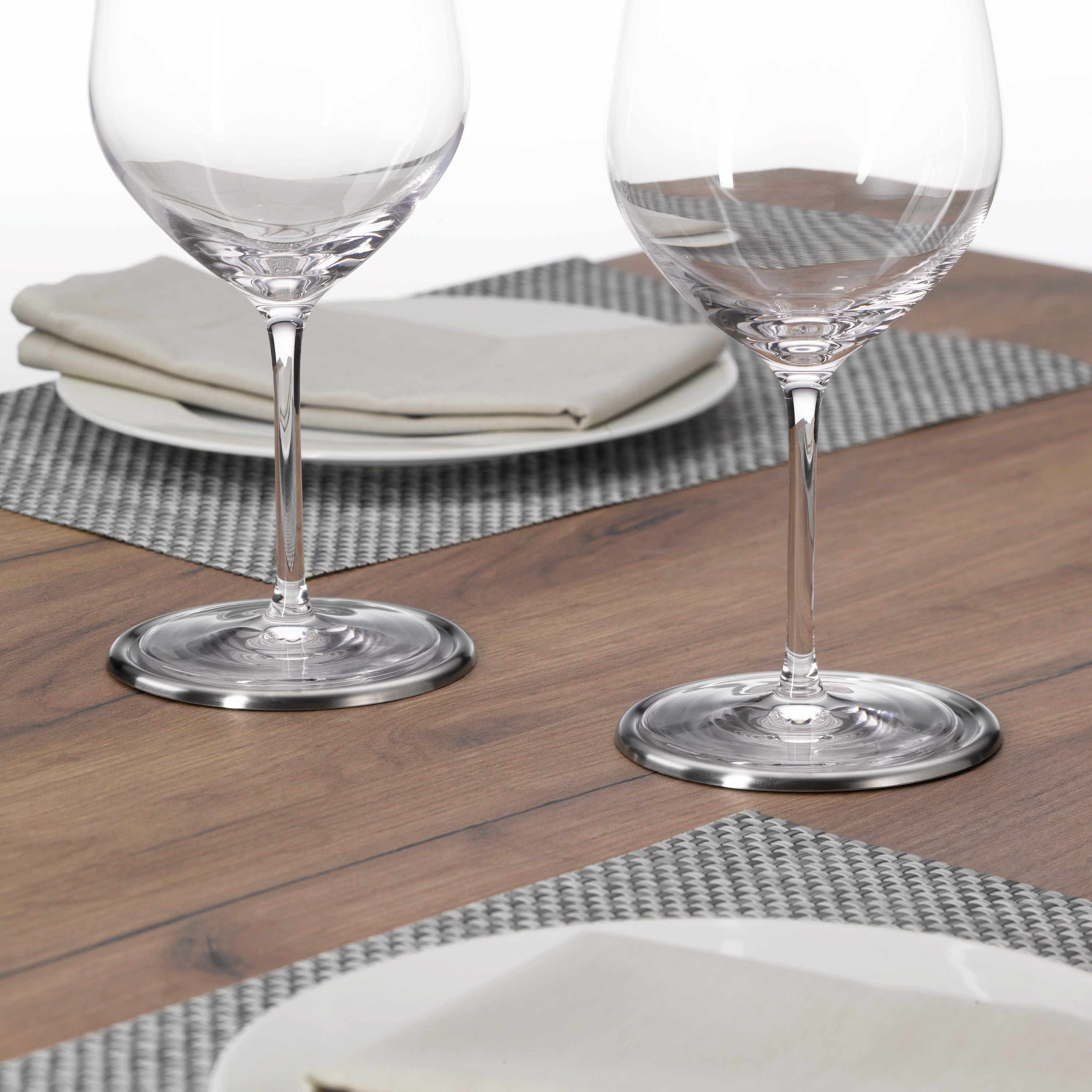 WMF Servierplatte 0621586030 Loft, Metall, (6x Gläserteller, 1x Präsenter)