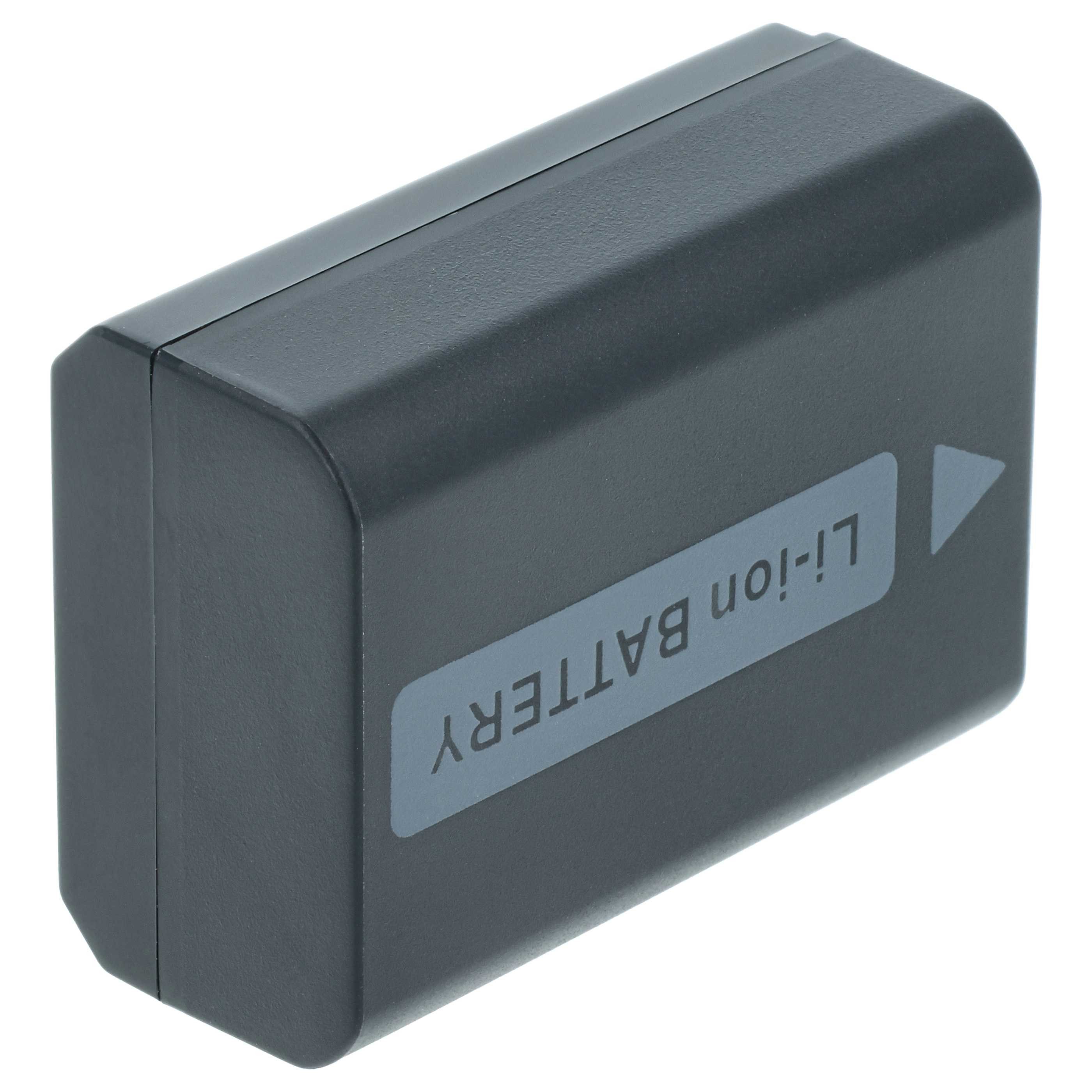 vhbw Akku passend für Sony Alpha 6, 6100, 6300, 6400, 5100, 55V, 7, 6000, Kamera-Akku Akku Li-Ion 950 mAh (7,2 V, 1 St), Leistungsfähiger Austausch-Akku für Digitalkamera, Spiegelreflexkamera
