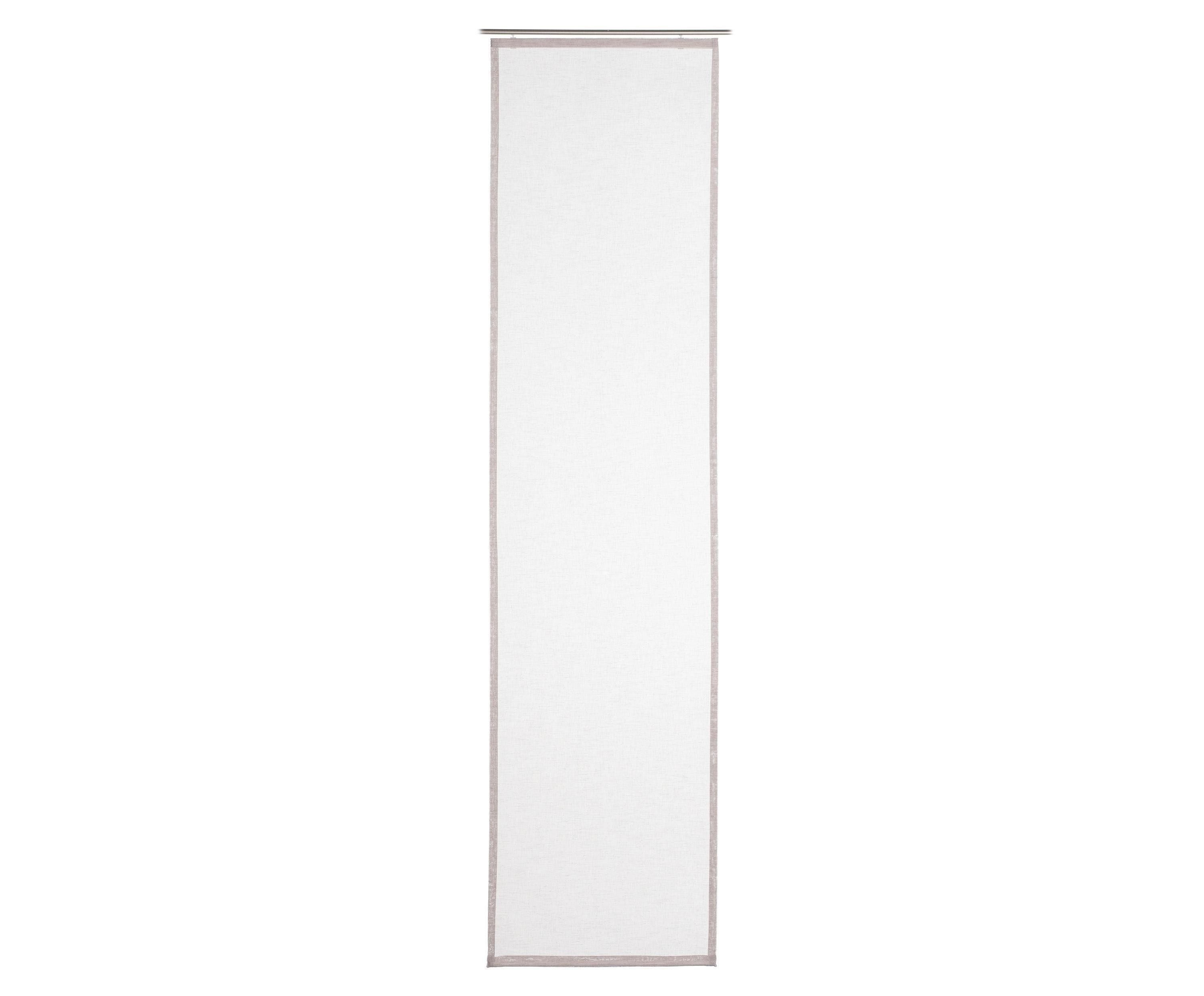 Gözze Vorhang PERU, Flächenvorhang, Taupe, L 245 cm x B 60 cm, Paneelwagen, transparent