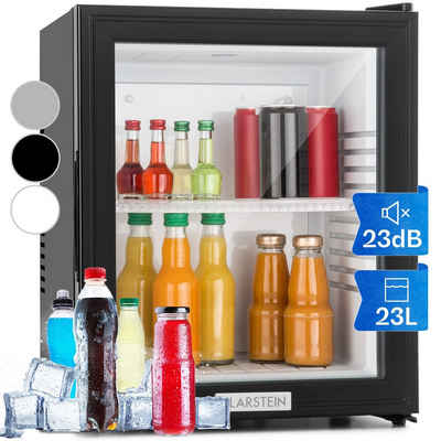 Klarstein Table Top Kühlschrank HEA-MKS-12 10005439A, 47 cm hoch, 38 cm breit, Hausbar Minikühlschrank ohne Gefrierfach Glastür klein Kühlschrank