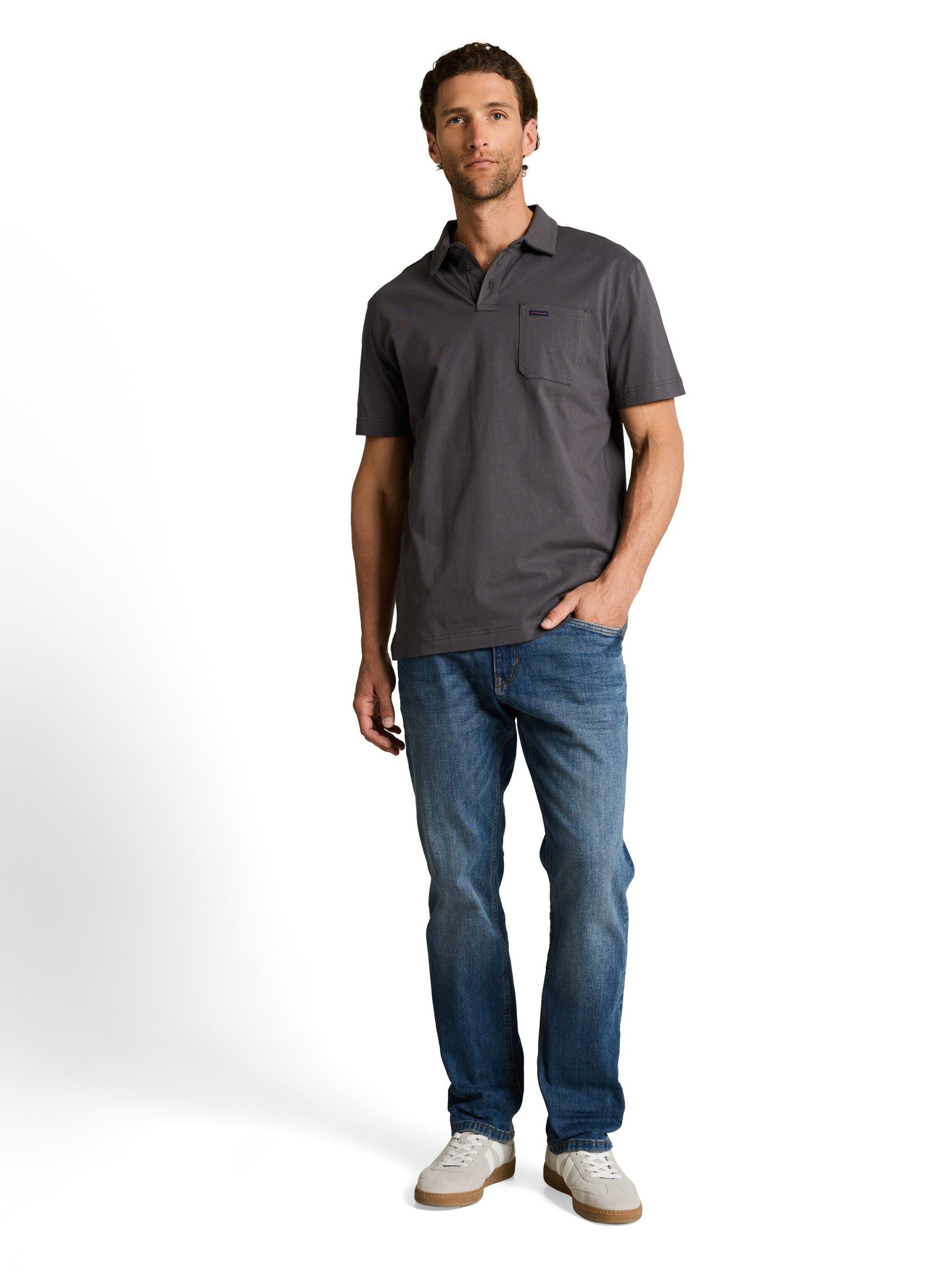 TOM TAILOR Poloshirt detailed jersey polo