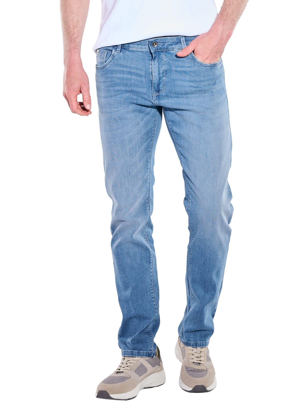 Engbers Stretch-Jeans Herren Jeans 5-Pocket Superstretch, Brilliantblau