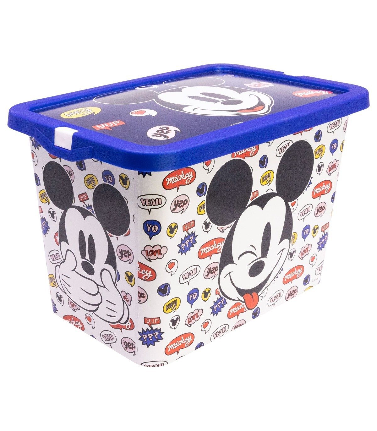 Disney Mickey Mouse Aufbewahrungsbox 7 l Kinderzimmer Box für Spielzeu
