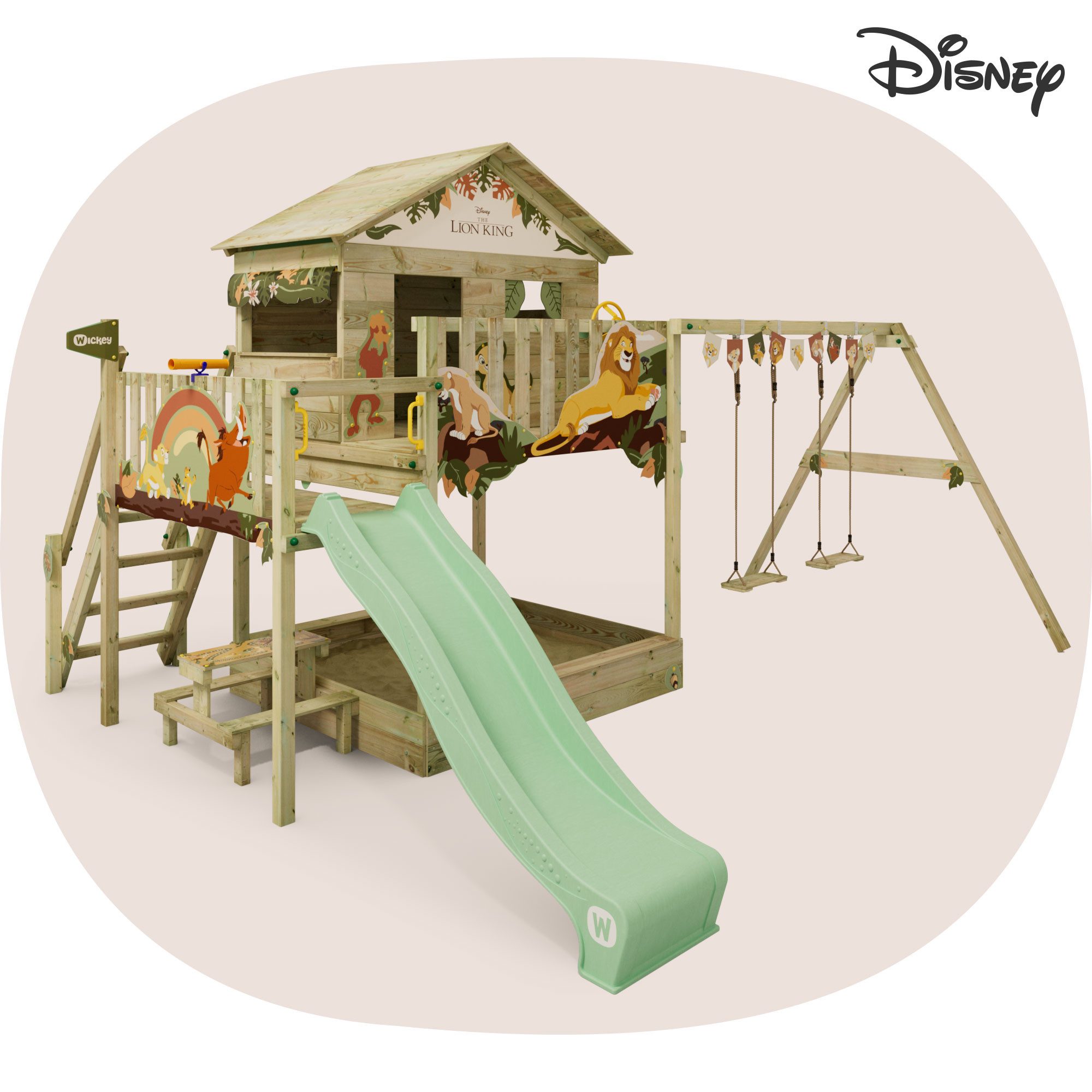 Spielturm Disney’s Quest – Klettergerüst in verschiedenen Disney Motiven
